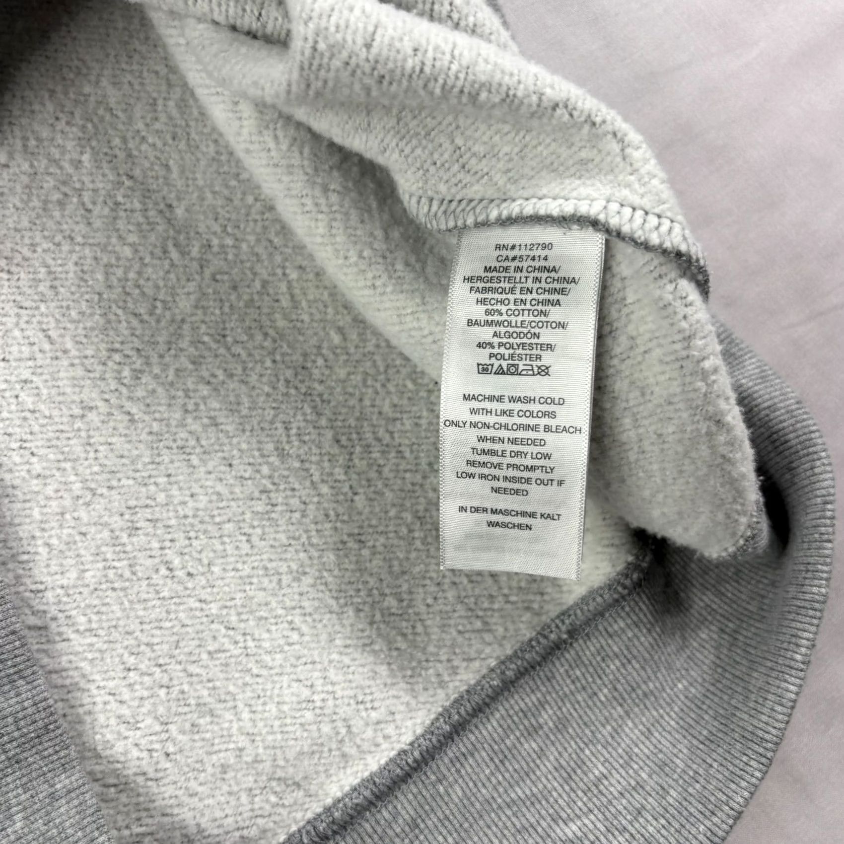 True Religion True Religion Sweatshirt Mens 3XL Gray Crew Neck Pullover Flock Logo Spell Out Size US XXL / EU 58 / 5 - 7 Thumbnail