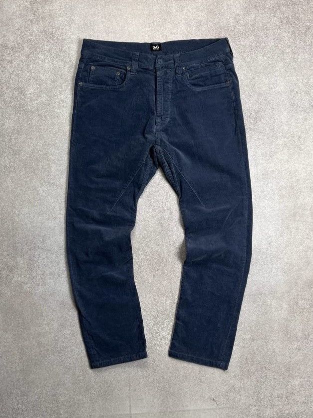 Dolce & Gabbana Vintage Dolce&Gabbana Corduroy Avantgarde Baggy Pants Y2K 32 Size US 32 / EU 48 - 2 Thumbnail