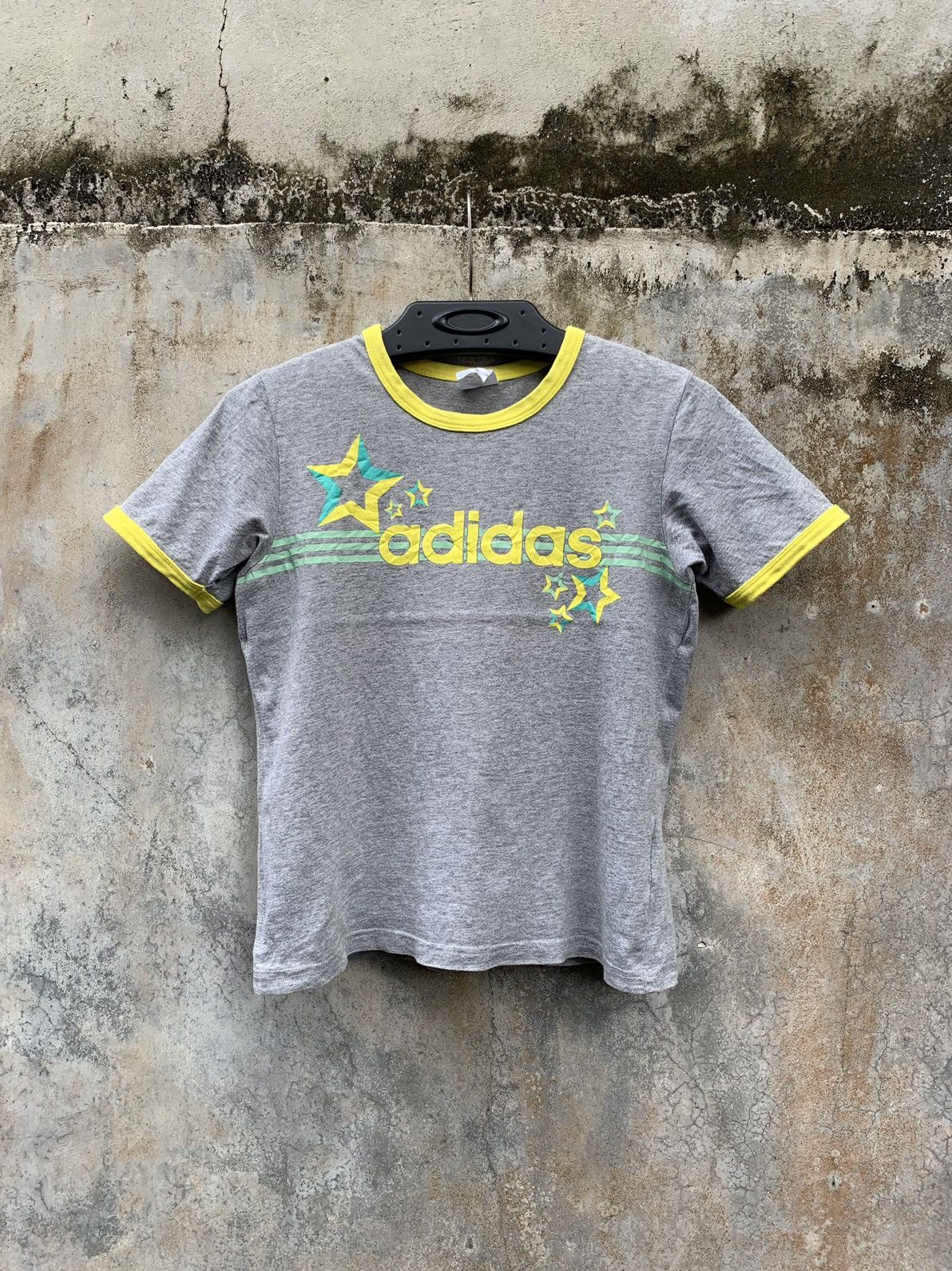 Adidas y2k Adidas Stripes Star Ringer Tee Size M / US 6-8 / IT 42-44 - 1 Thumbnail