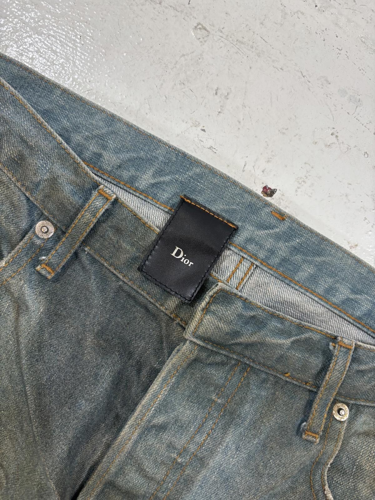 Dior Dior Homme Dirty Clair Clawmark Jeans Size US 36 / EU 52 - 6 Thumbnail