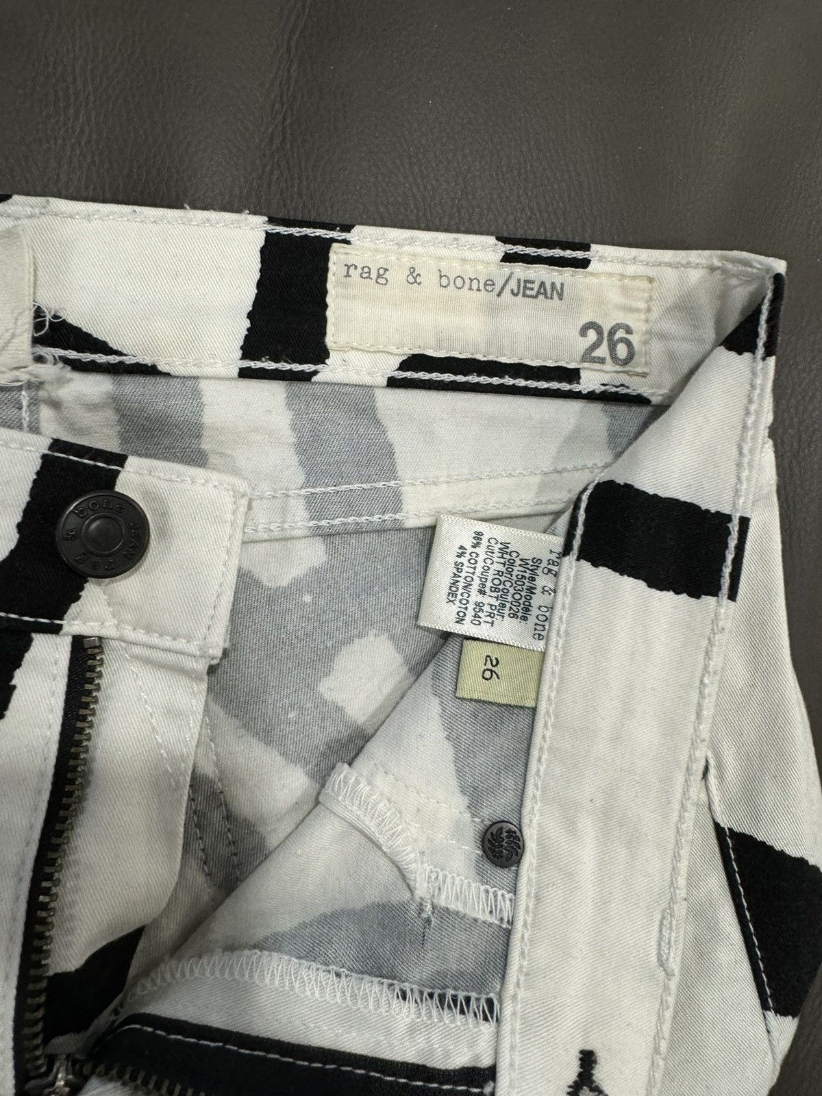 Rag & Bone Printed Rag and Bone Jeans Size 26" / US 2 / IT 38 - 3 Thumbnail