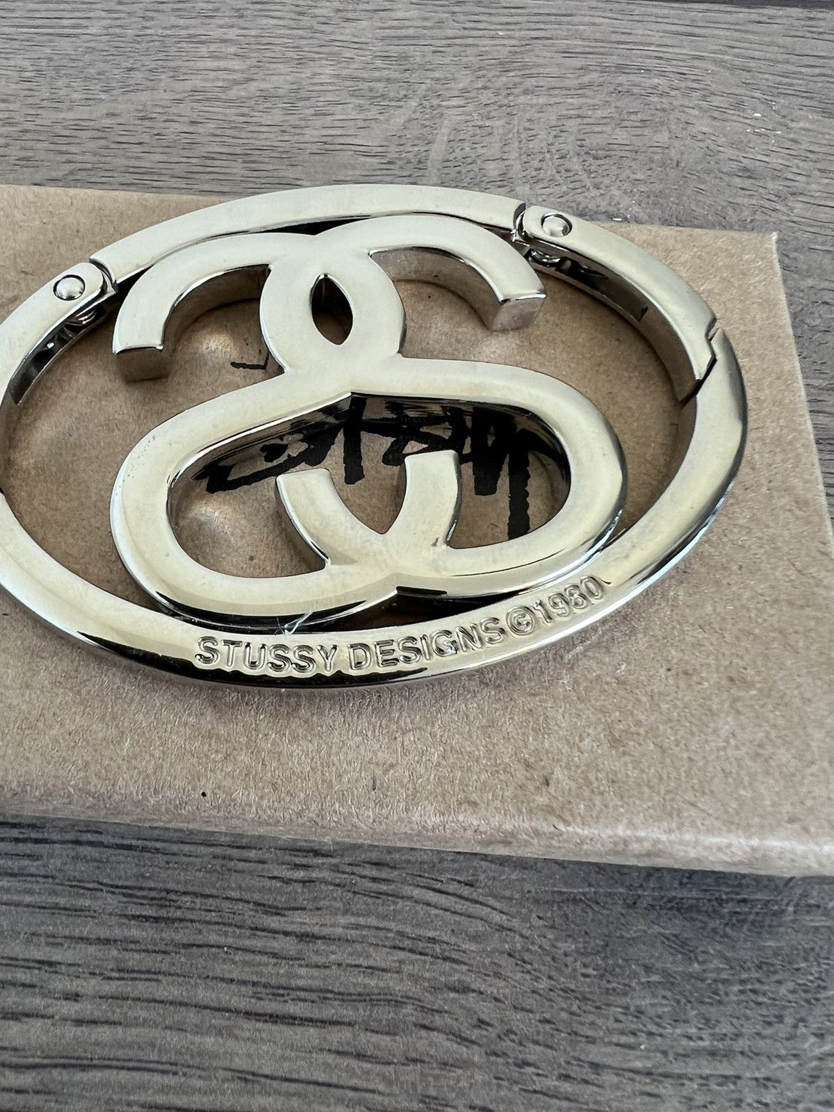 Streetwear × Stussy × Vintage Stussy Silver SS Link