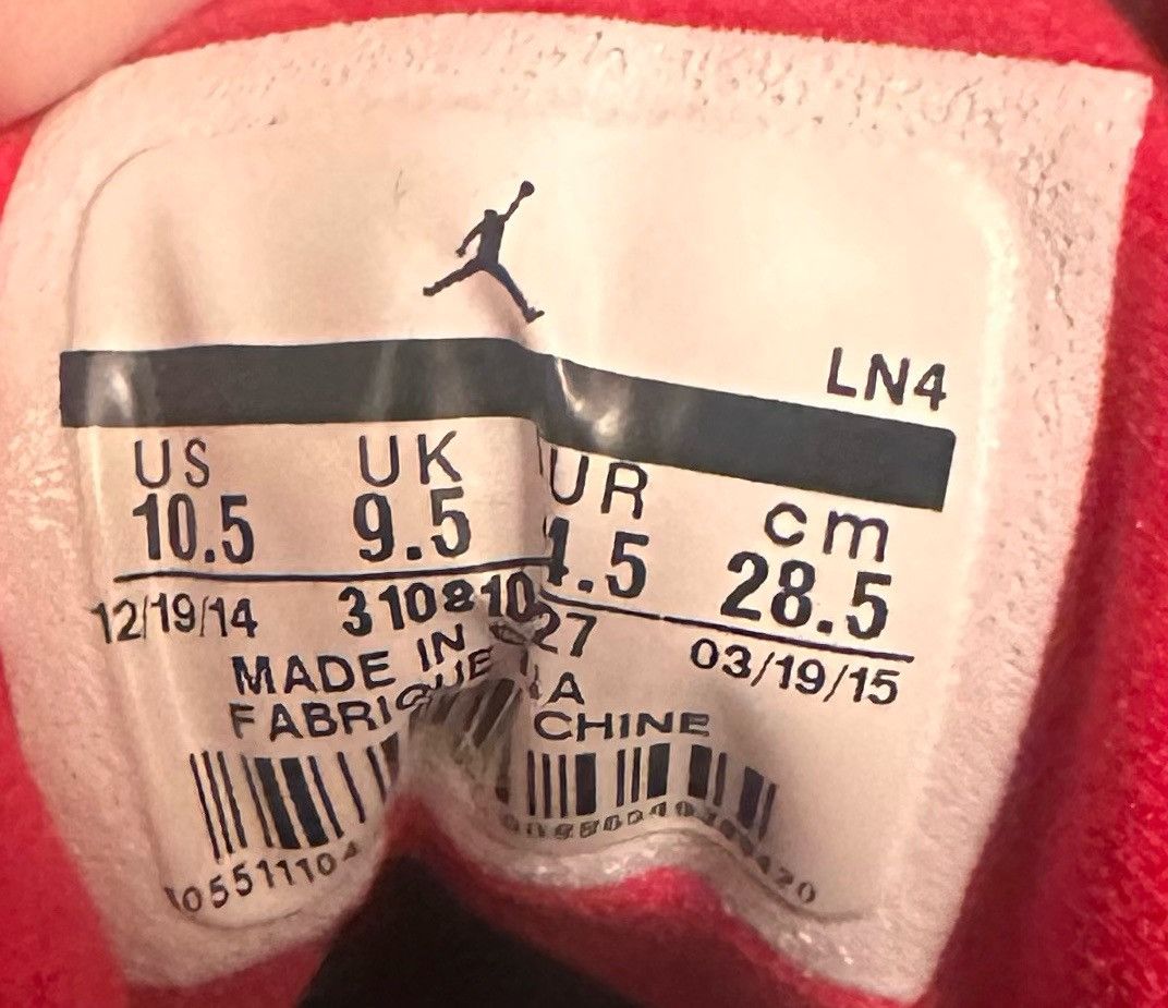 Nike AIR JORDAN 13 RETRO LOW 'BRED' Size US 9.5 / EU 42-43 - 6 Thumbnail