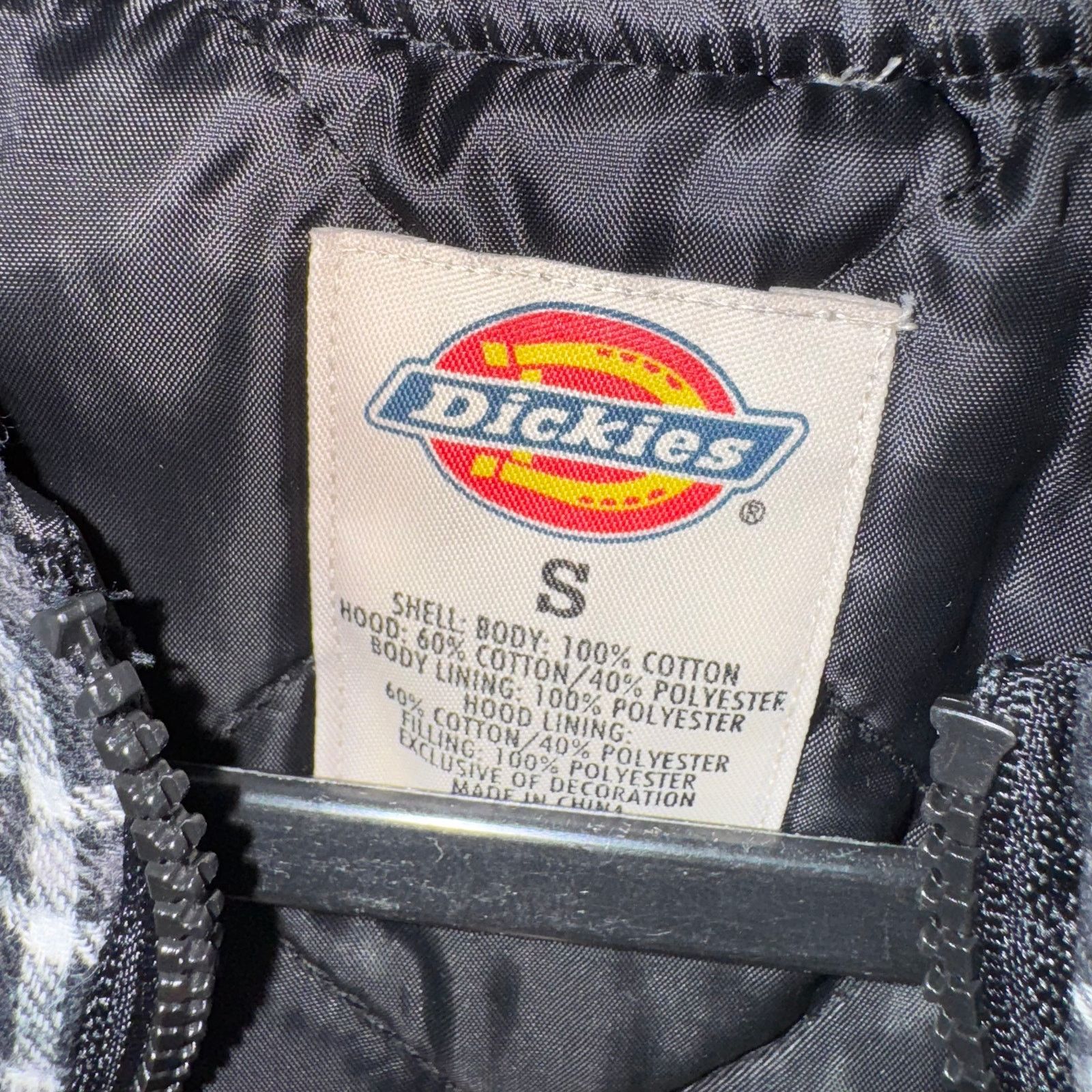 Dickies Vintage Y2K dickies essential 2000s workwear flannel hoodie Size US S / EU 44-46 / 1 - 3 Thumbnail