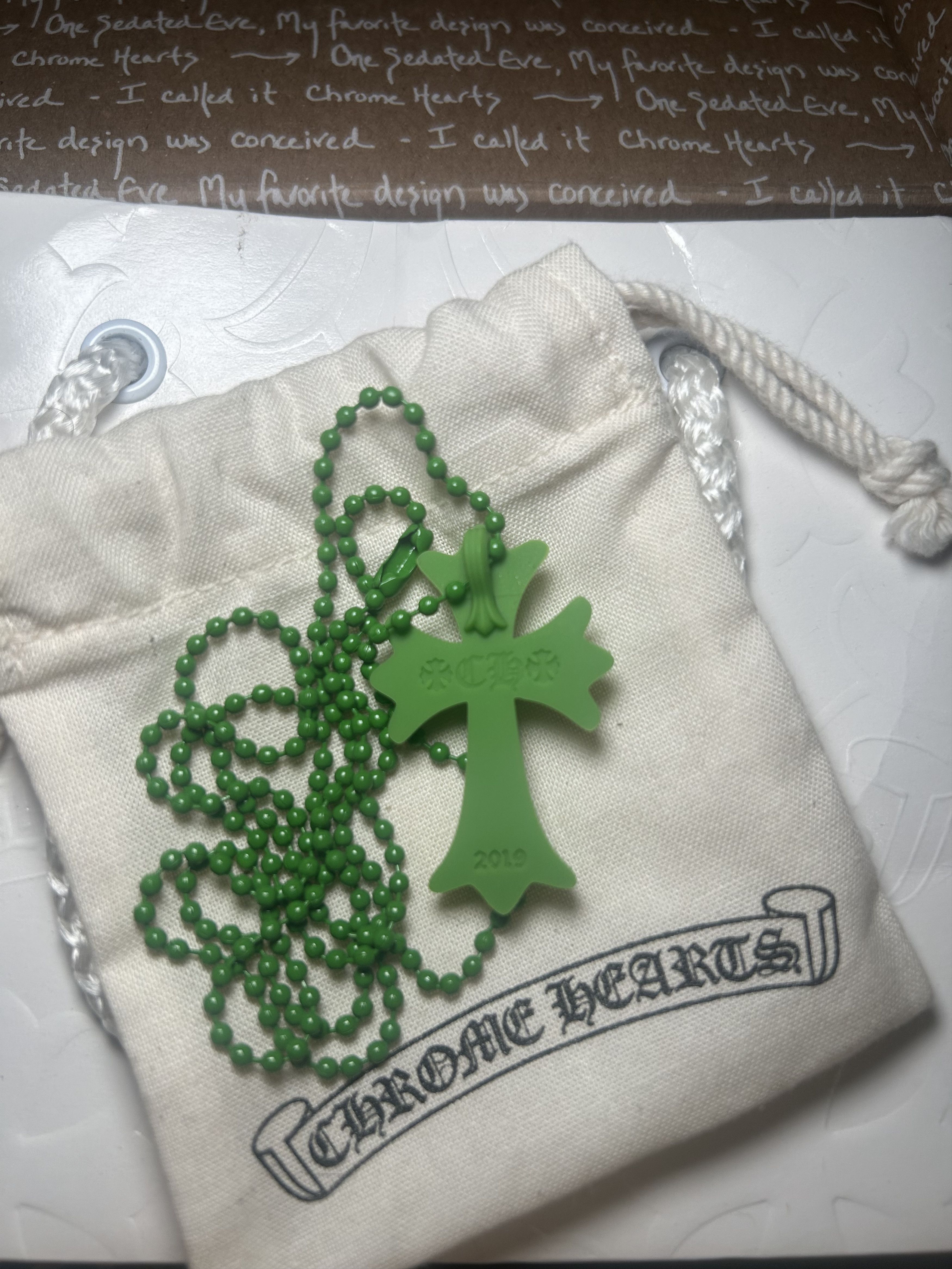 Chrome Hearts RARE! Chrome Hearts Silichrome Silicone Green Pendant Size ONE SIZE - 2 Thumbnail