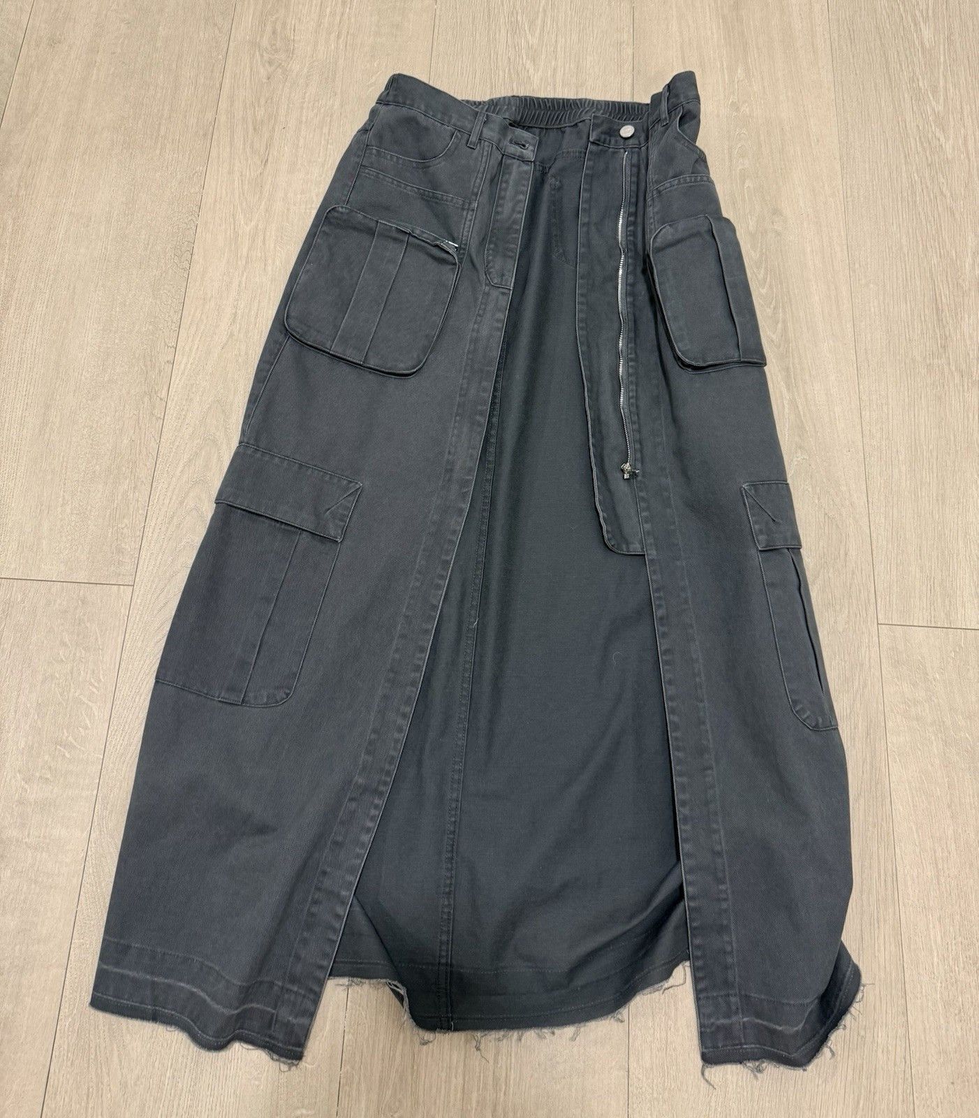Vintage Jerry Hall vintage cargo y2k swag Long Skirt Pocket 2000`s Size 25" / US 0 / IT 36 - 14 Thumbnail