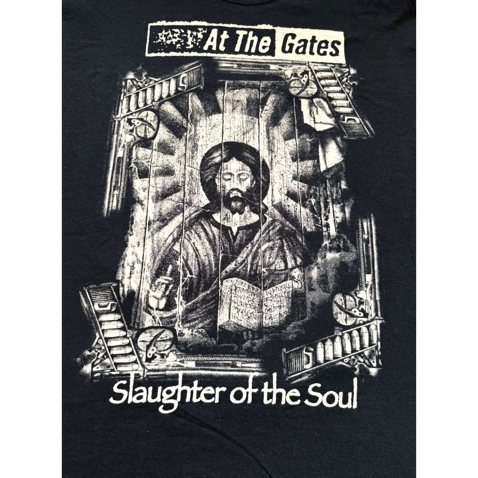 Gildan VINTAGE 2000s Gildan Slaughter Of The Soul Concert T Shirt XL Black Men Band Metal Short Sleeve Crew Neck 2XL Size US XXL / EU 58 / 5 - 2 Thumbnail