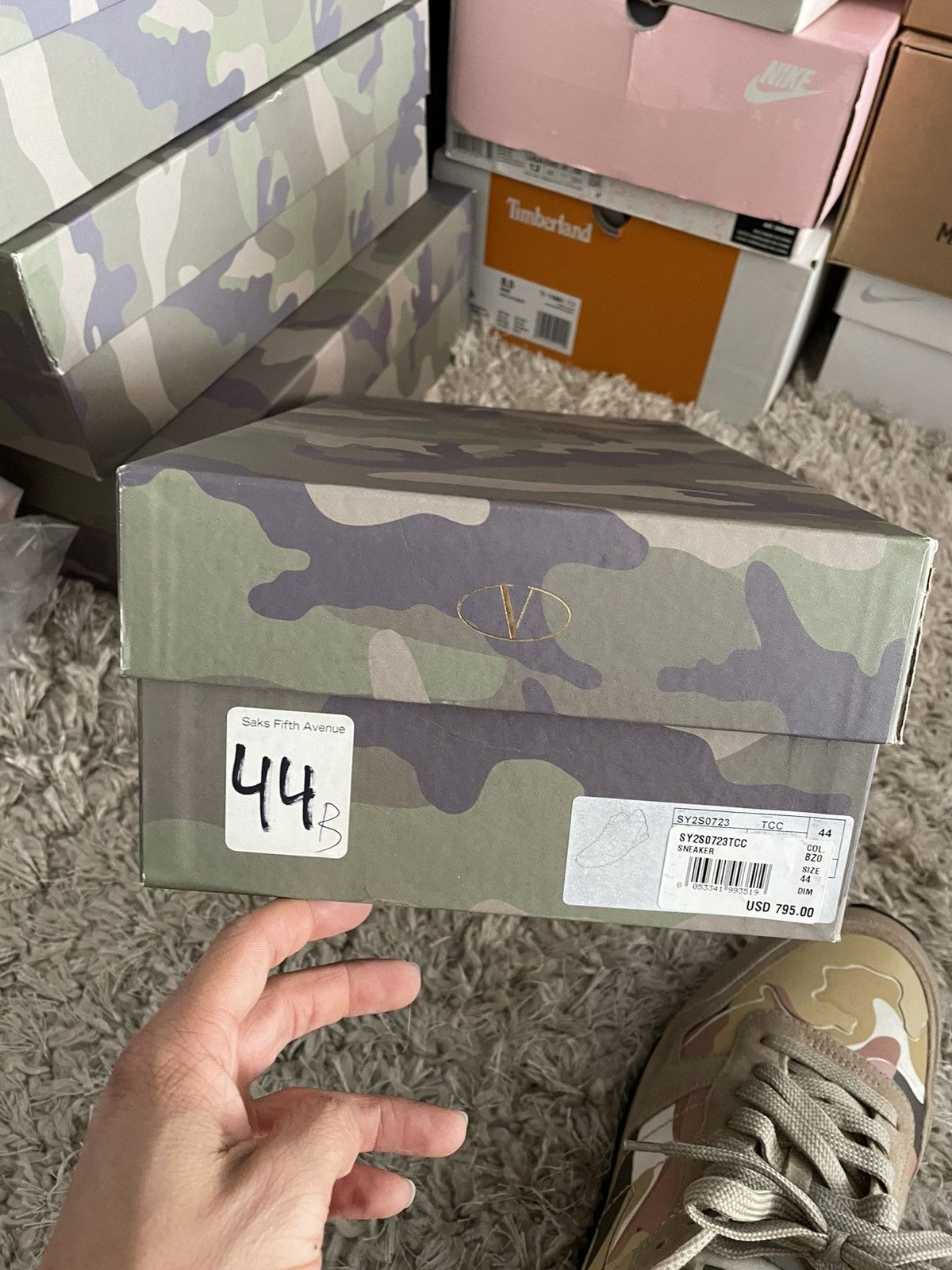 Valentino Valentino RockRunner Camo Size US 11 / EU 44 - 12 Thumbnail