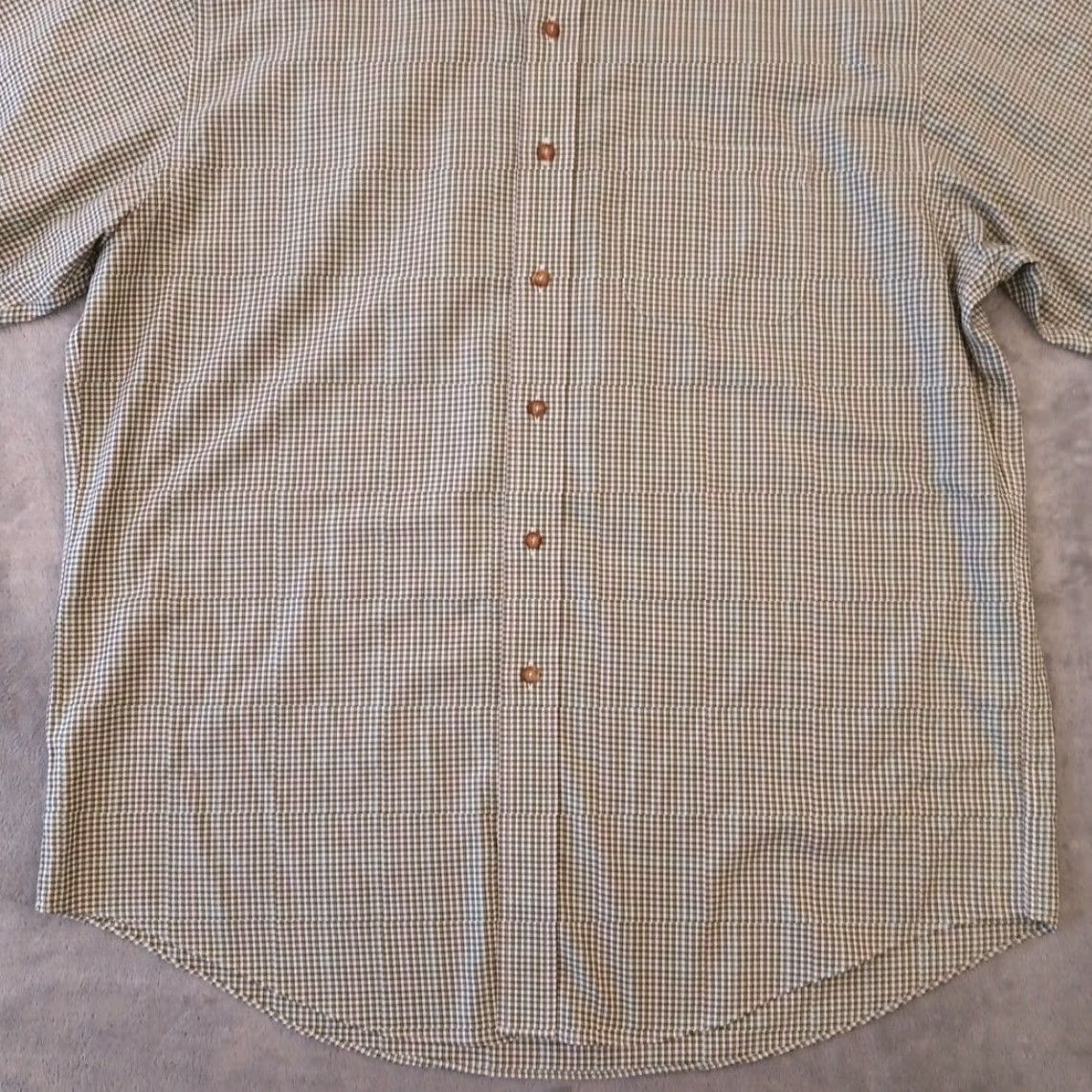 Brooks Brothers Brooks Brothers Shirt Mens Large Green Plaid Long Sleeve Button Down Size US L / EU 52-54 / 3 - 4 Thumbnail