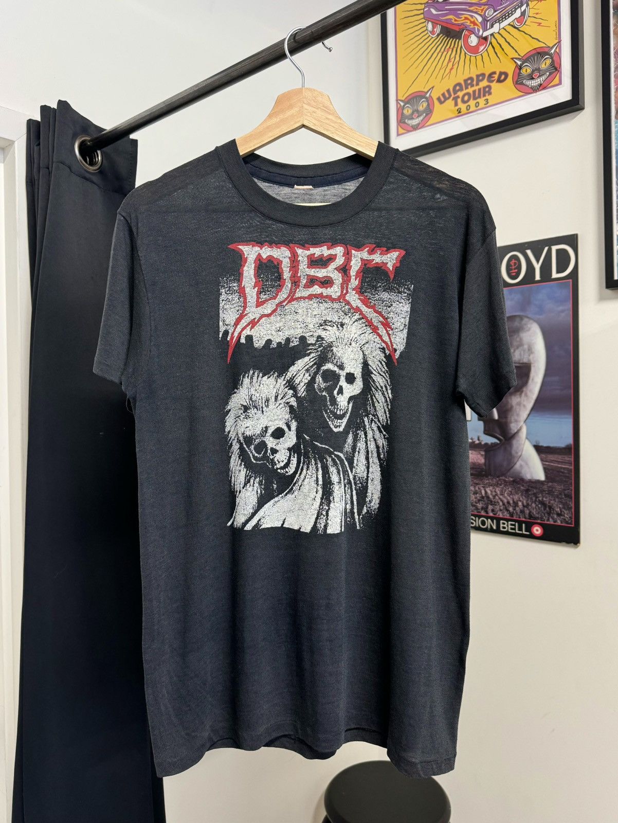 Vintage 1987 DBC Dead Brain Cells Paper Thin Tee Size US M / EU 48-50 / 2 - 1 Thumbnail