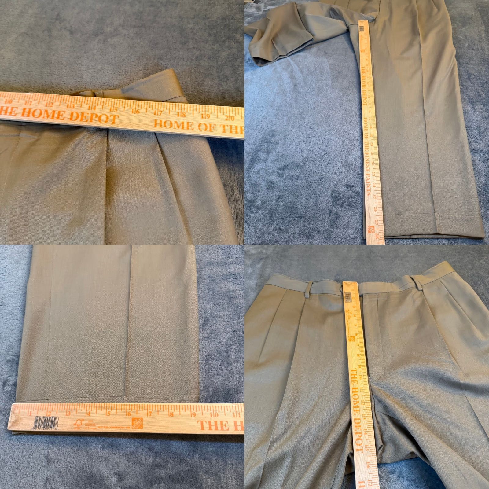 Jos. A. Bank VINTAGE not applicable; use provided: JOS A BANK Tan Two Piece Suit Jacket Pants Formal Business Mens 46R 36x28" Size 46R - 10 Thumbnail
