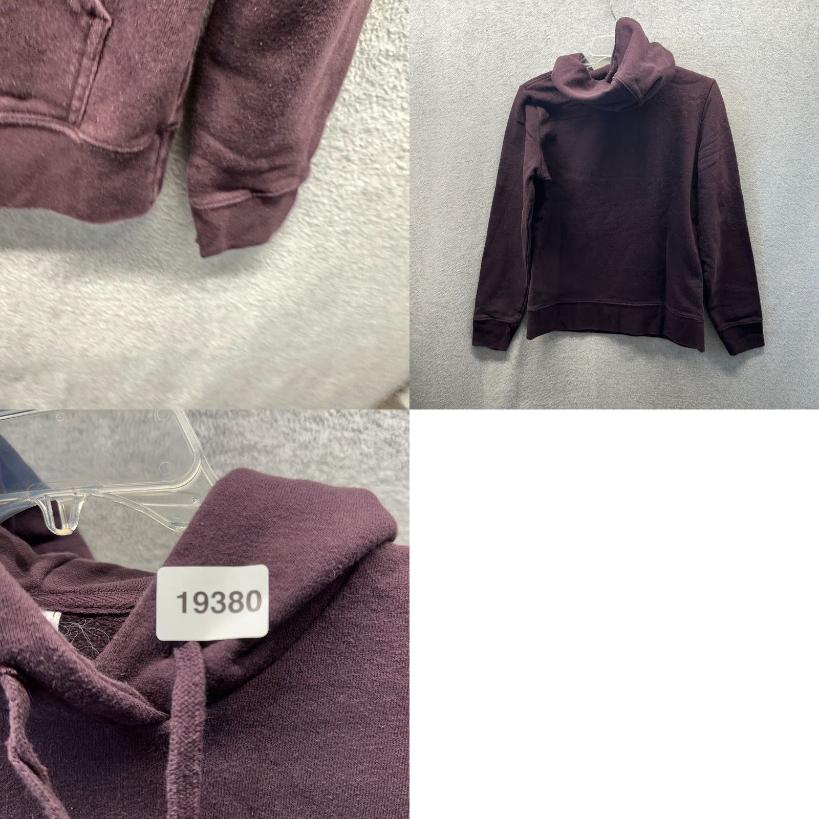 The North Face The North Face Hoodie Womens Small Purple Cotton Pullover Sweatshirt TNF Ladies Size S / US 4 / IT 40 - 8 Thumbnail