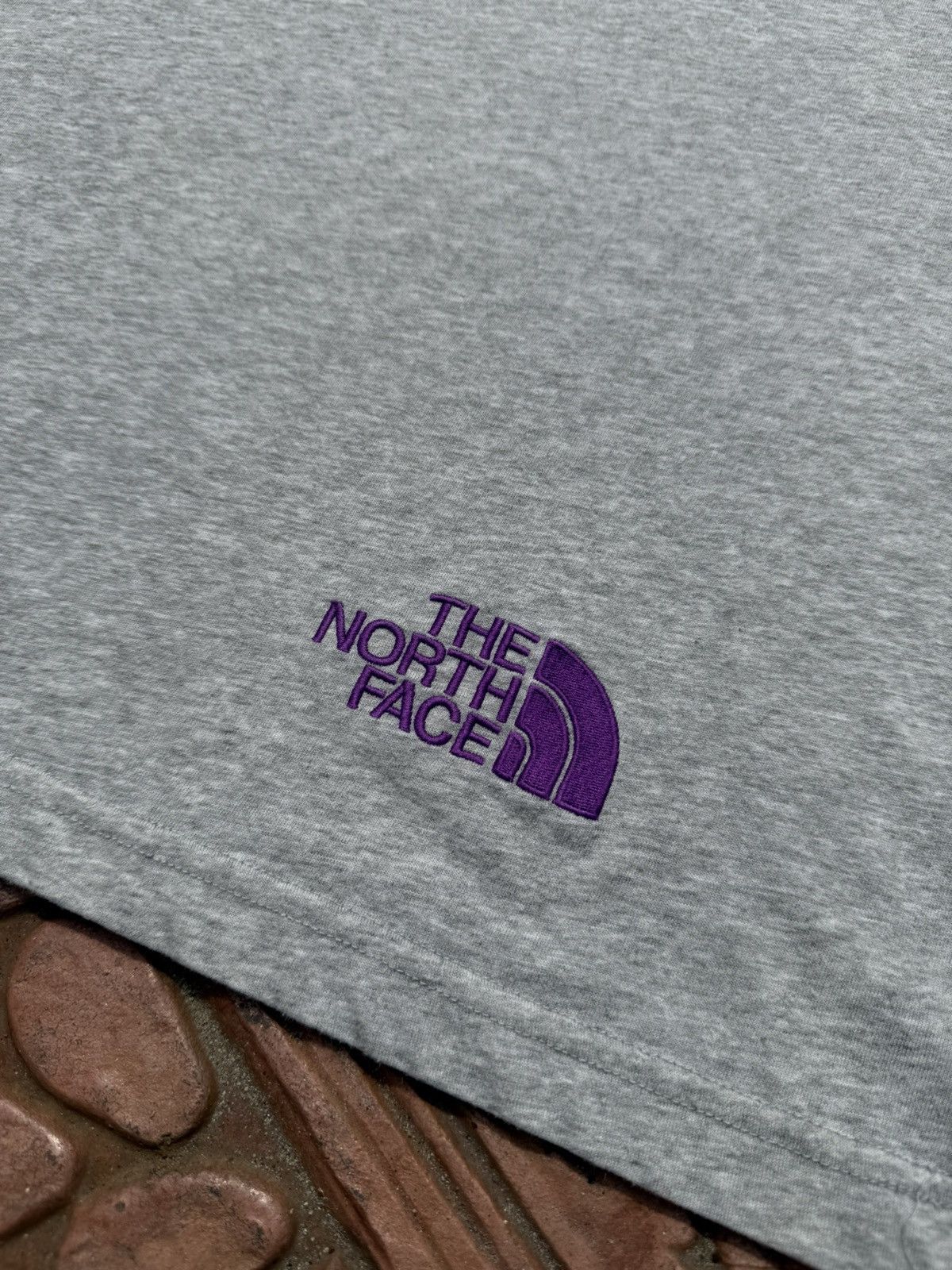 Nanamica × The North Face The North Face "nanamica" Purple Logo Basic Heather Grey Tee Size US L / EU 52-54 / 3 - 3 Thumbnail