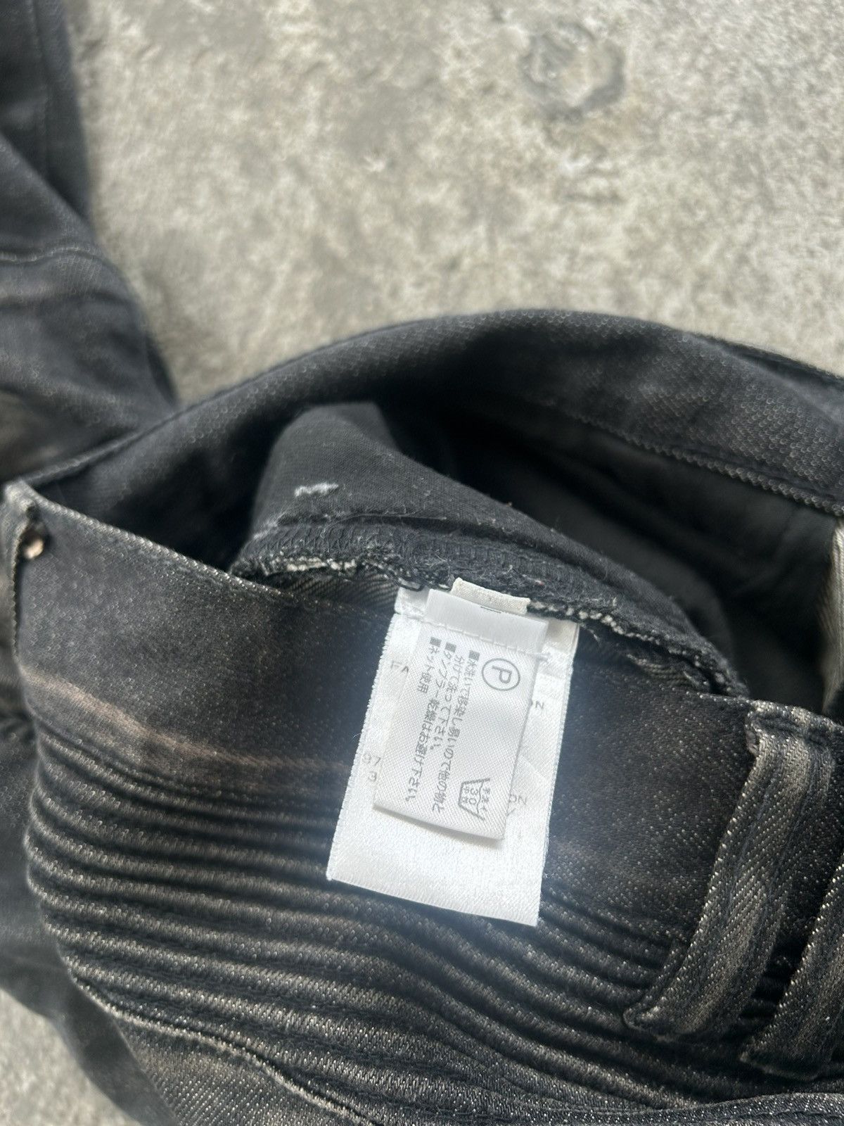 Balmain Balmain Homme AW11 Baked Biker Denim by Decarnin Size US 30 / EU 46 - 7 Thumbnail