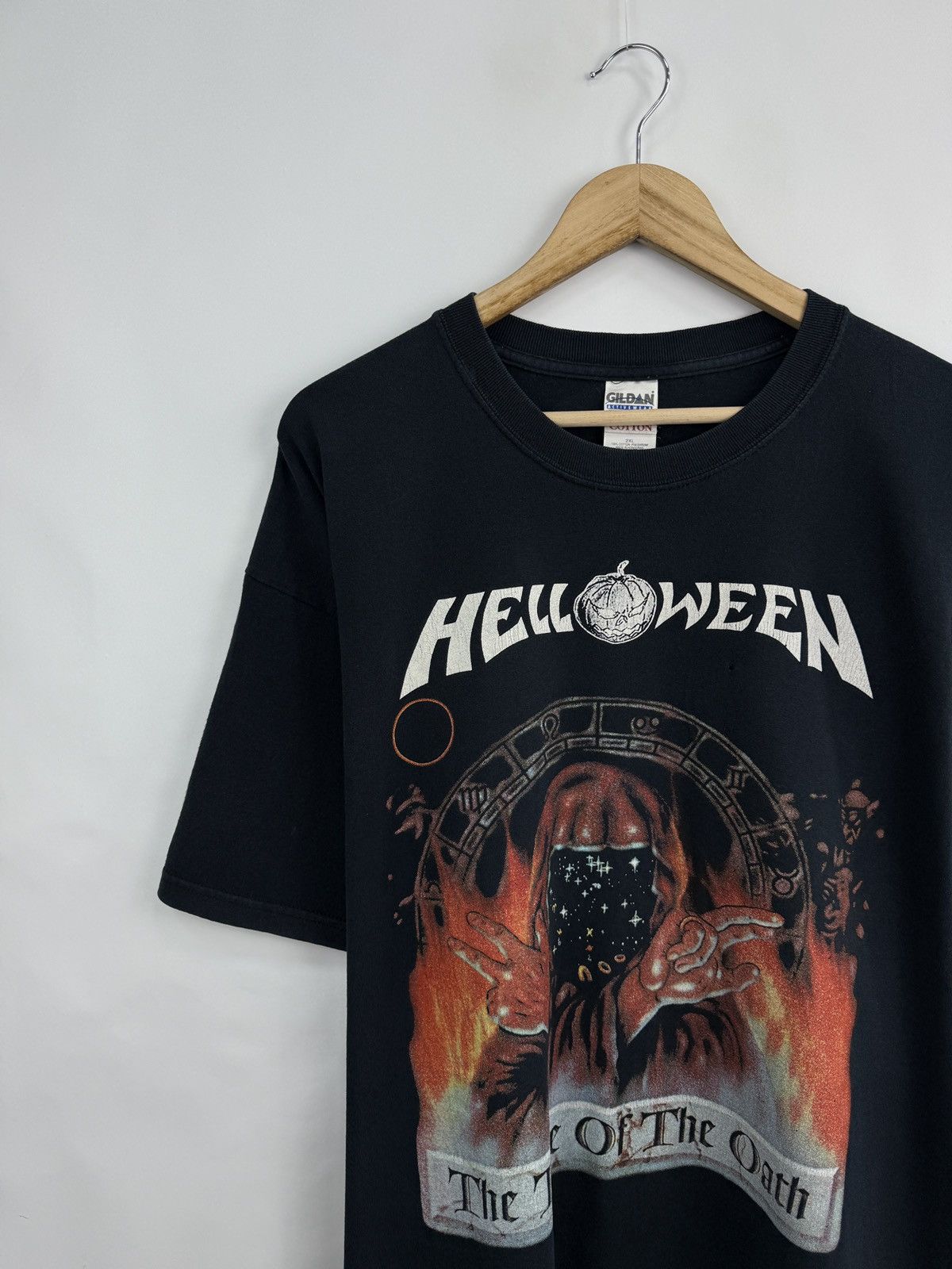 Gildan 🇩🇪 Vtg 00s Halloween The Time of the Oath Power Metal T-shirt Size US XXL / EU 58 / 5 - 2 Thumbnail