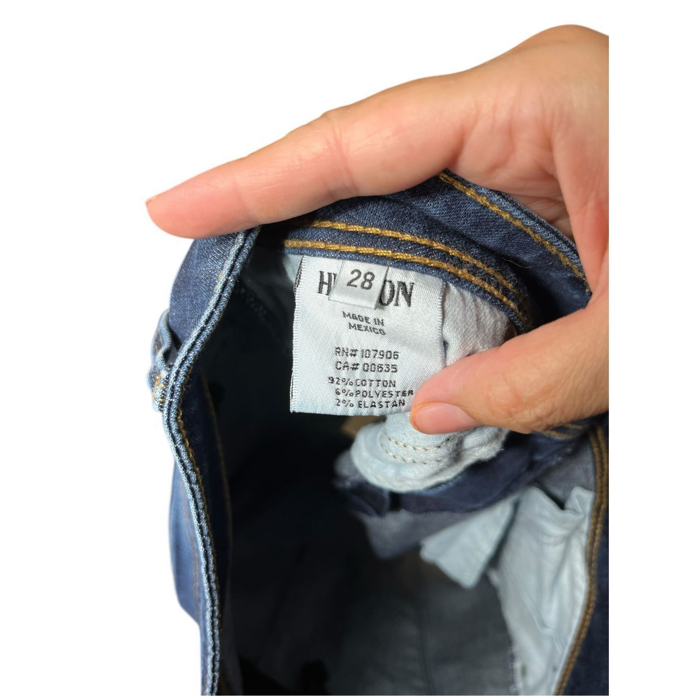 Hudson Hudson Jeans Croxley Mid Thigh Cuffed Blue Jean Shorts Size Size 33" - 6 Thumbnail