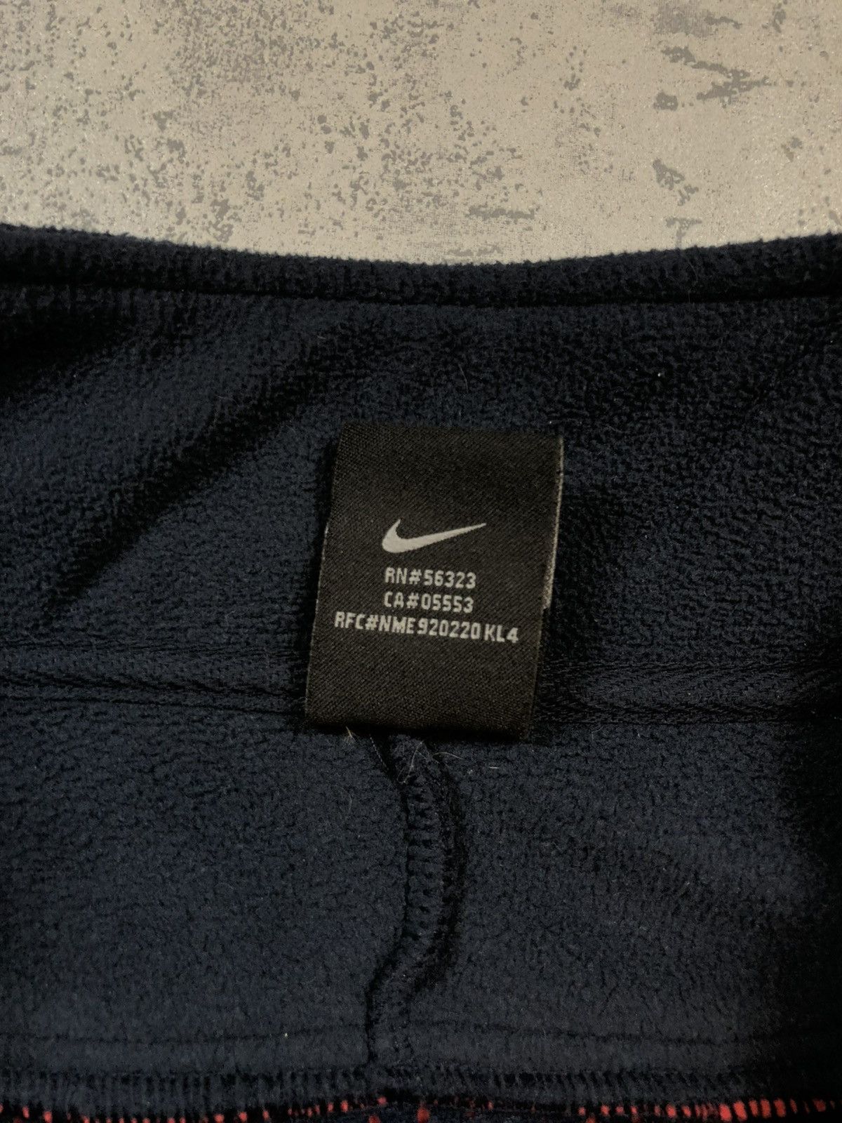 Nike × Vintage 90s Nike England Vintage Outdoor Retro Fleece 1/4 Zip Jacket Size US XL / EU 56 / 4 - 5 Thumbnail