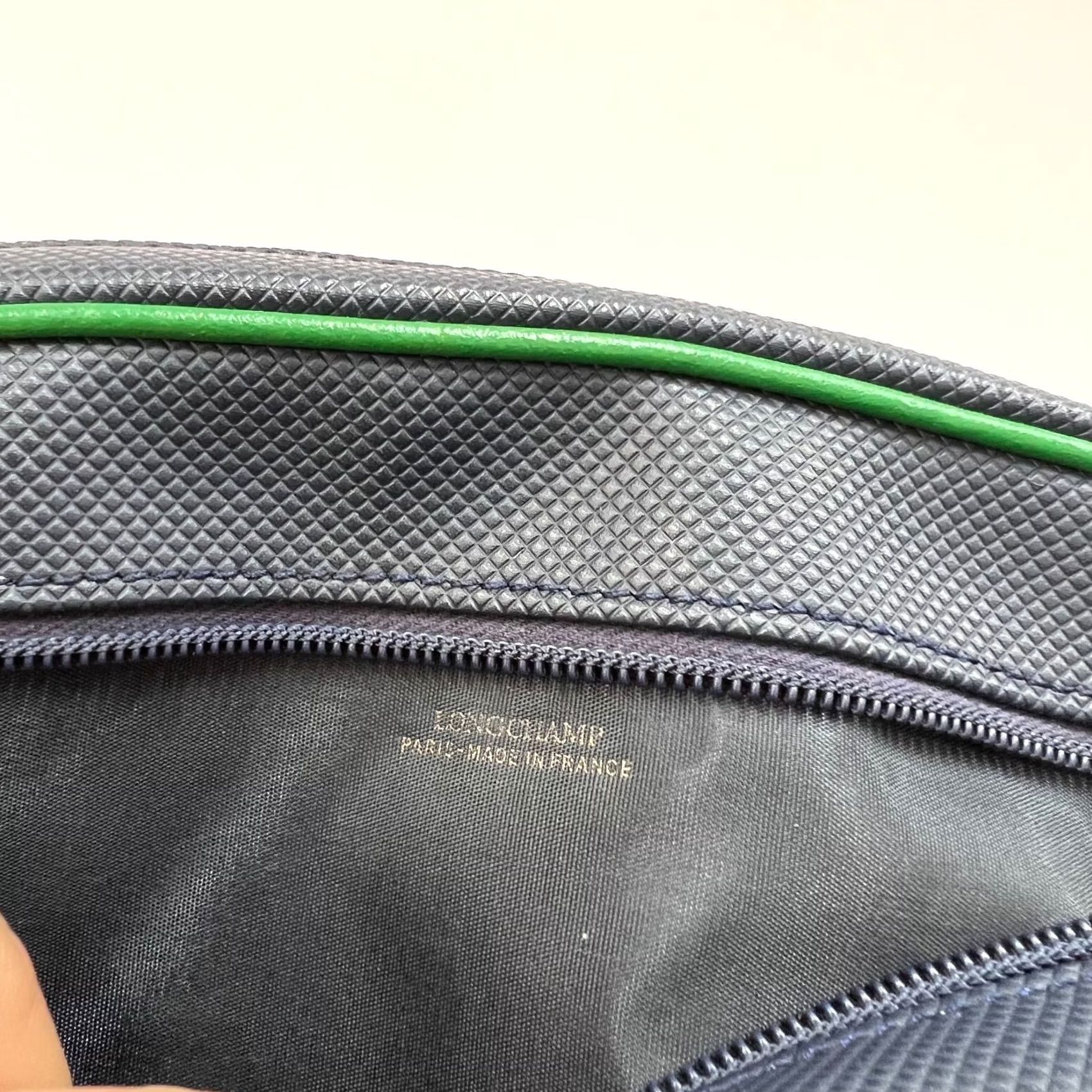 Longchamp VINTAGE Longchamp Crossbody Bag Women’s Shoulder Leather Resina Green Blue Size ONE SIZE - 7 Thumbnail