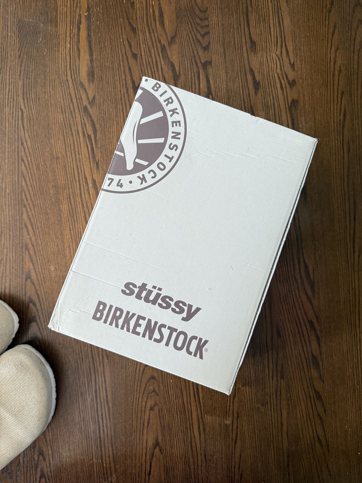 Birkenstock × Stussy Birkenstock x Stussy Boston Bone UK8 Size US 9 / EU 42 - 6 Thumbnail