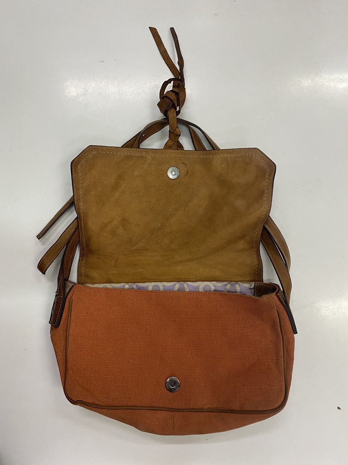 Designer × Max Mara Italian Max Mara Leather Hang Bag Size ONE SIZE - 11 Thumbnail
