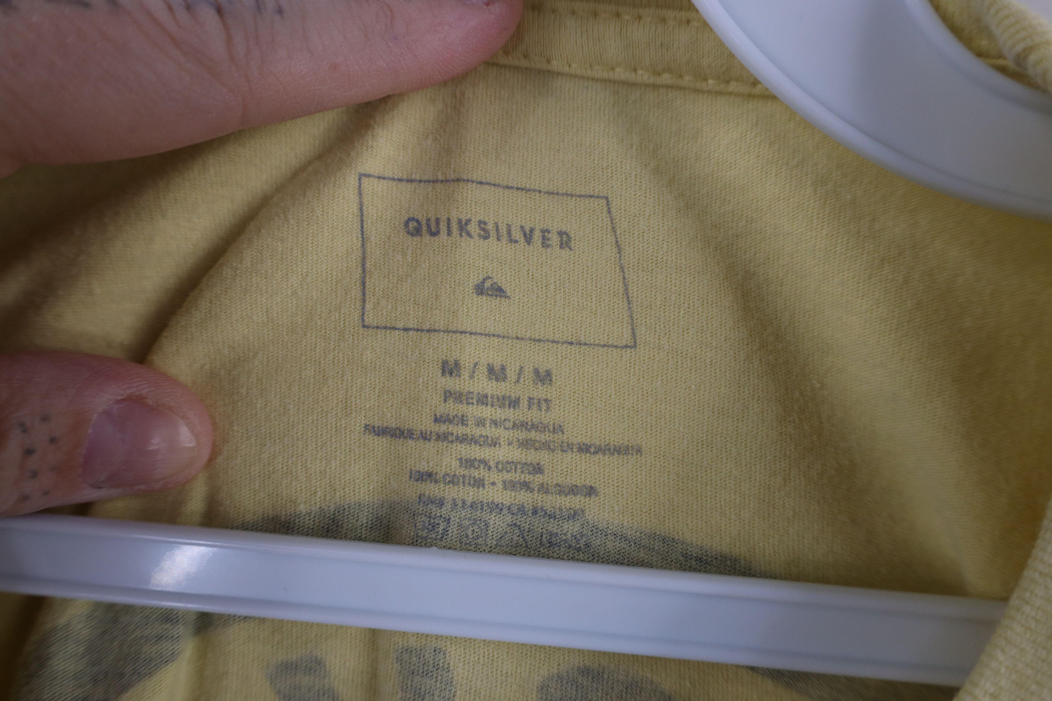Quiksilver × Vintage Quiksilver x Ron Jon Surf Shop Spell Out Surfing T-Shirt Size US M / EU 48-50 / 2 - 8 Thumbnail