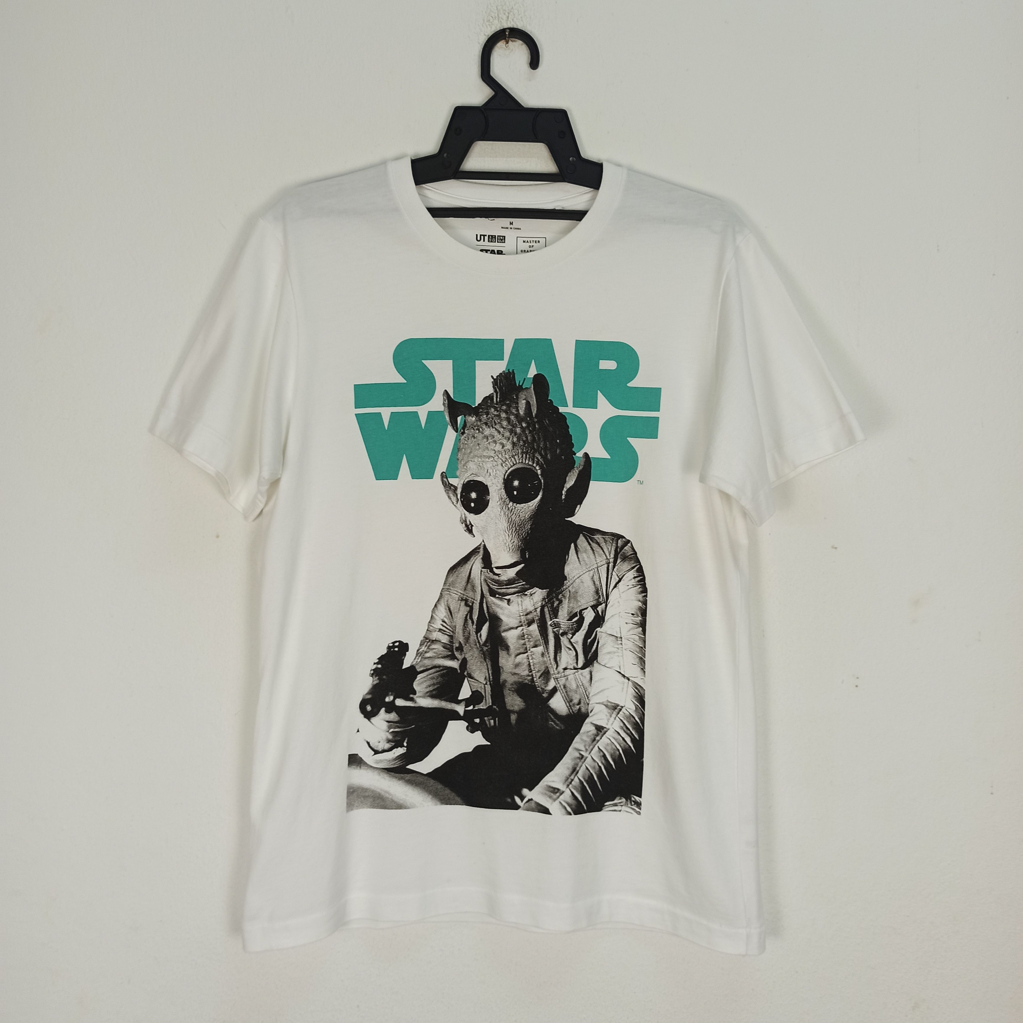 image of Movie x Nigo Star Wars X Nigo X Uniqlo Promo T-Shirt in White, Men's (Size Medium)