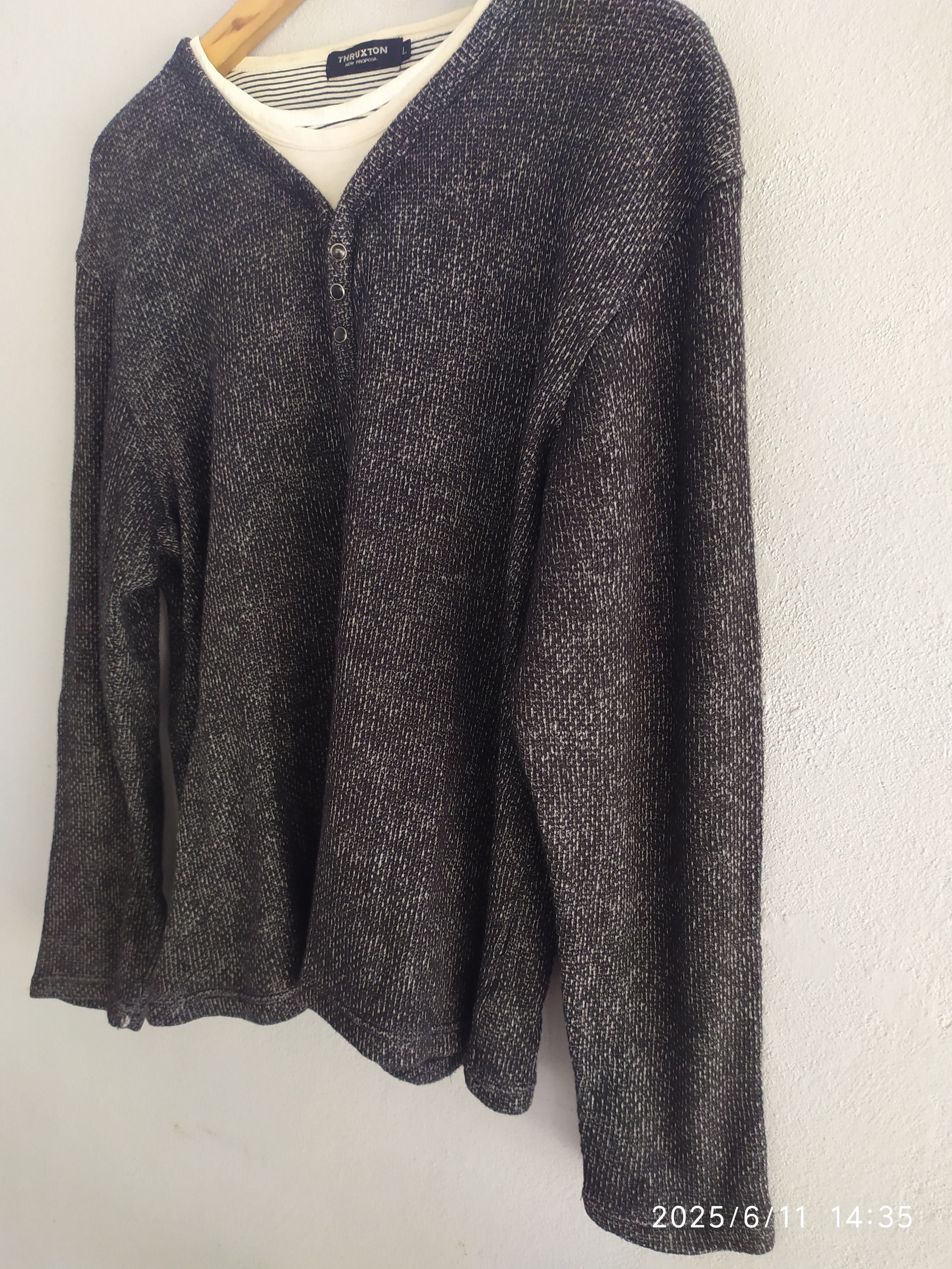 If Six Was Nine × Japanese Brand × Le Grande Bleu (L.G.B.) Japanese Thruxton longsleeve Double Layer Ifsix Lgb Size US L / EU 52-54 / 3 - 5 Thumbnail