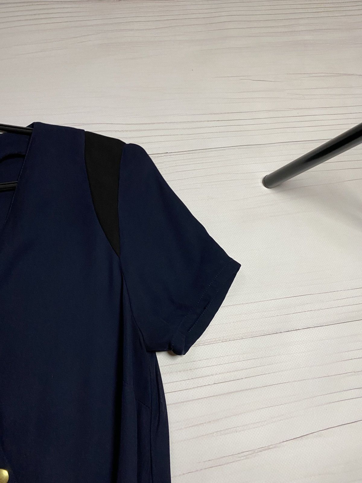 Sezane Sézane × La Redoute Minimal Navy Button Jumpsuit Size ONE SIZE - 9 Thumbnail