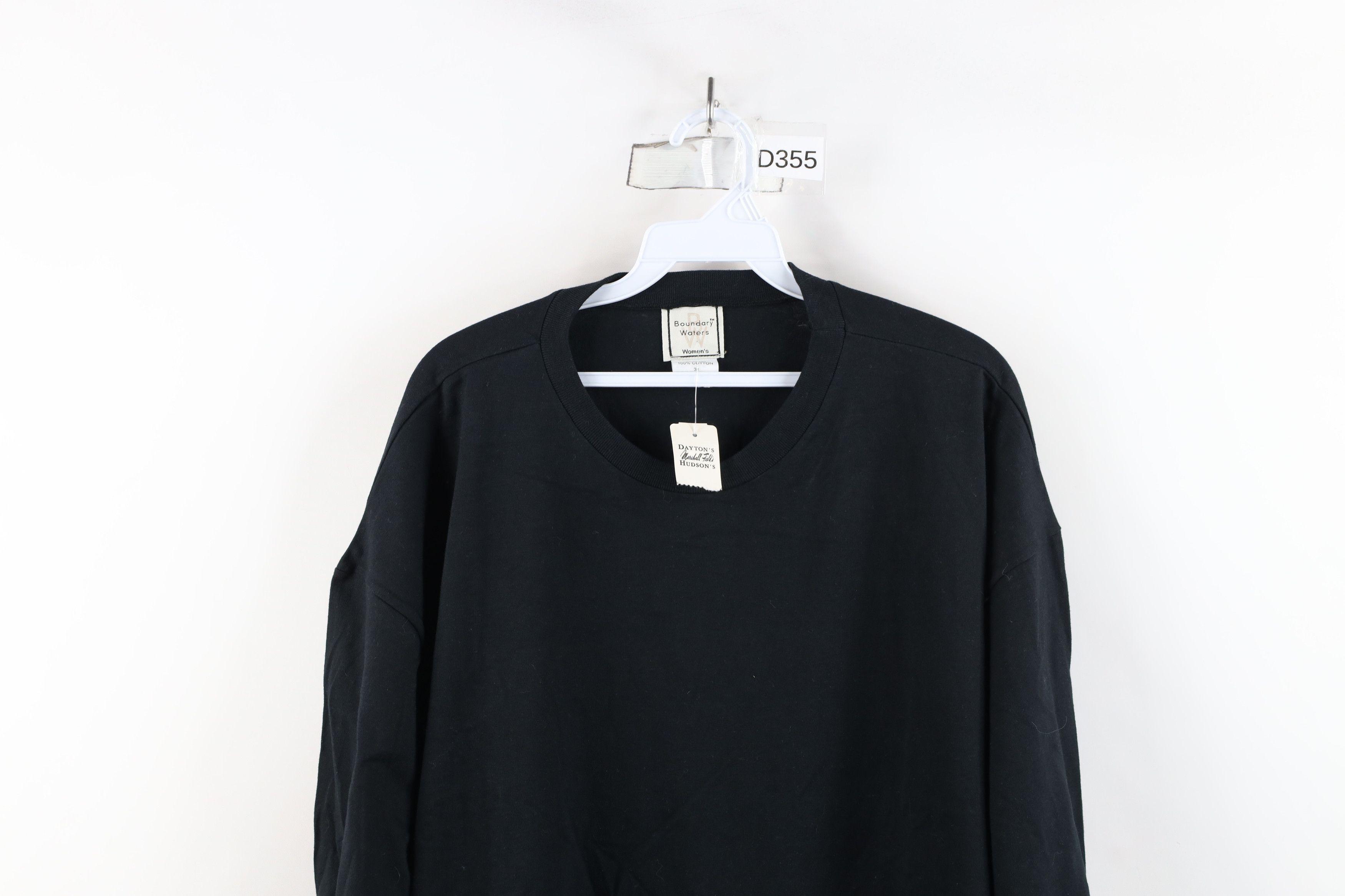 Vintage Deadstock Vintage 90s Streetwear Short Sleeve T-Shirt Black Size 3XL / US 20-22 - 2 Thumbnail