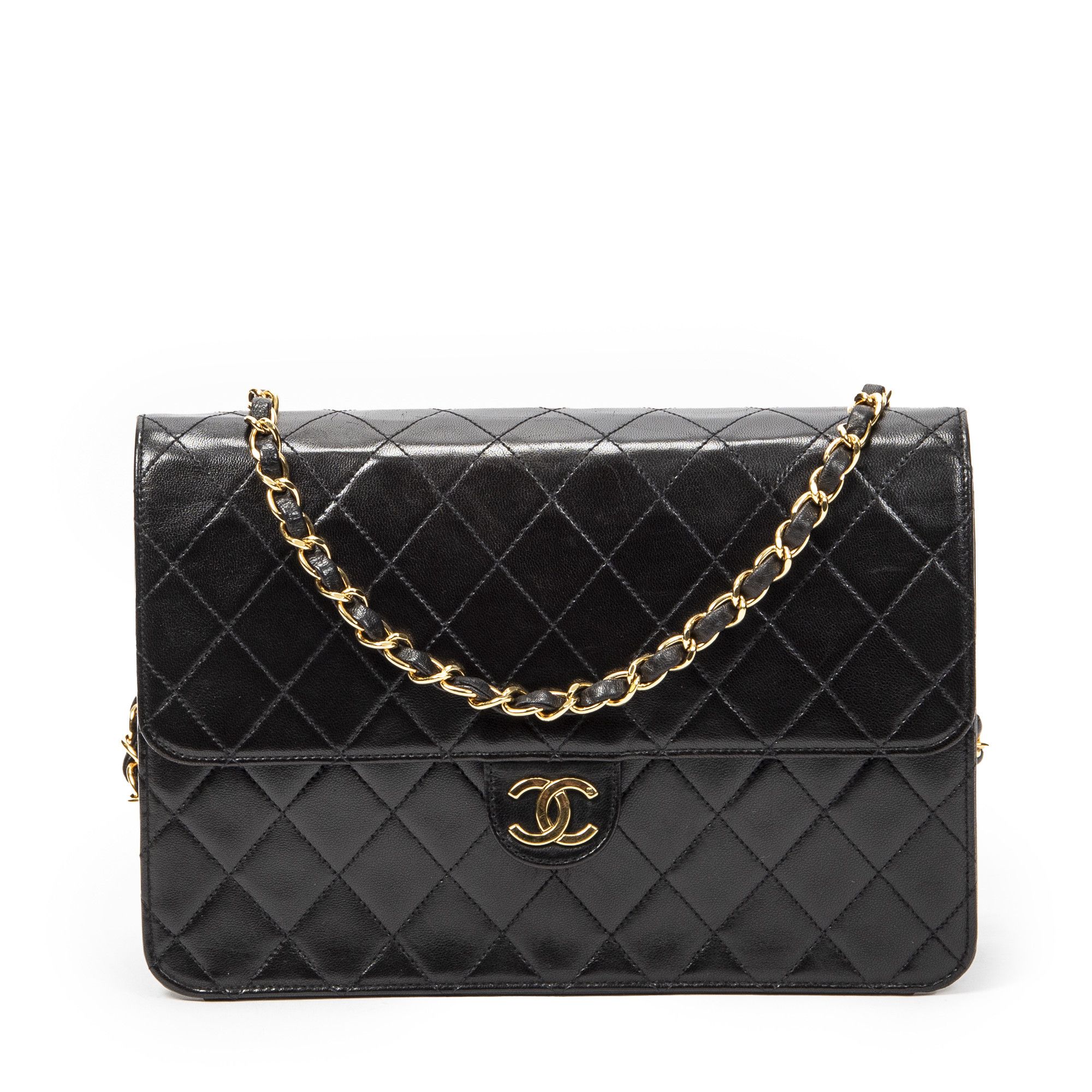 Chanel Vintage Push Lock Straight Flap Size ONE SIZE - 1 Thumbnail
