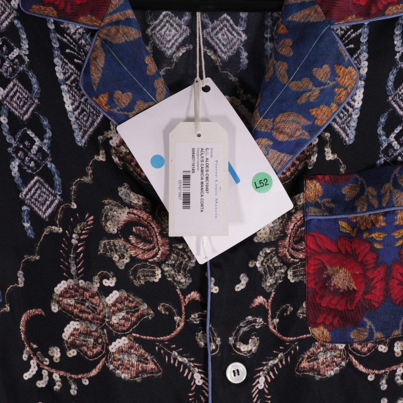 Pierre-Louis Mascia Pierre Louis Mascia Silk Aloe Shirt S Brand New Size US S / EU 44-46 / 1 - 5 Thumbnail