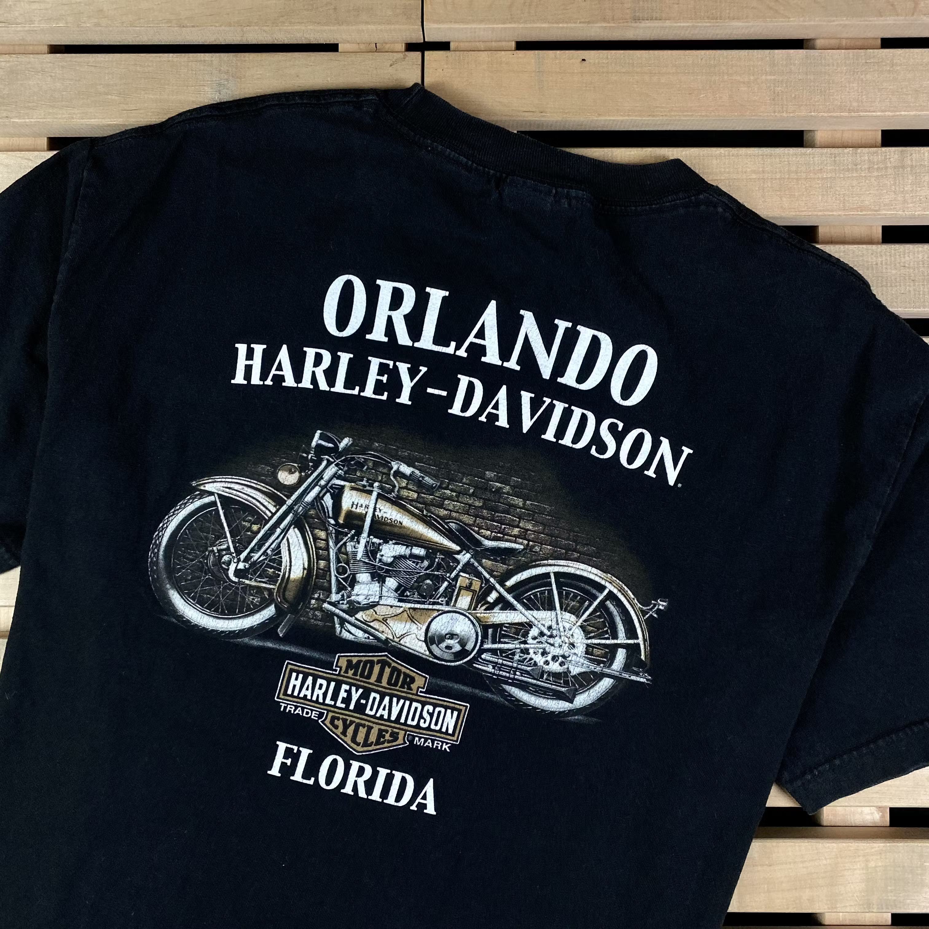 Harley Davidson × Vintage Mens T-Shirt Harley Davidson Size L Size US L / EU 52-54 / 3 - 8 Thumbnail