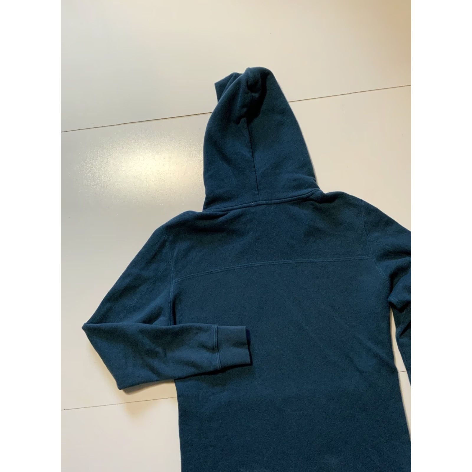 John Elliott John Elliott Hoodie Mens Sz. 1 Dark Teal Blue Terry Fleece Villain Side Zip Pullover Hoodie Size US XS / EU 42 / 0 - 4 Thumbnail