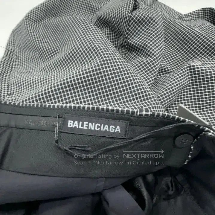 Balenciaga Balenciaga Men's Gray Wool Blend Wide Leg Pants. Size US 44 / EU 60 - 5 Thumbnail