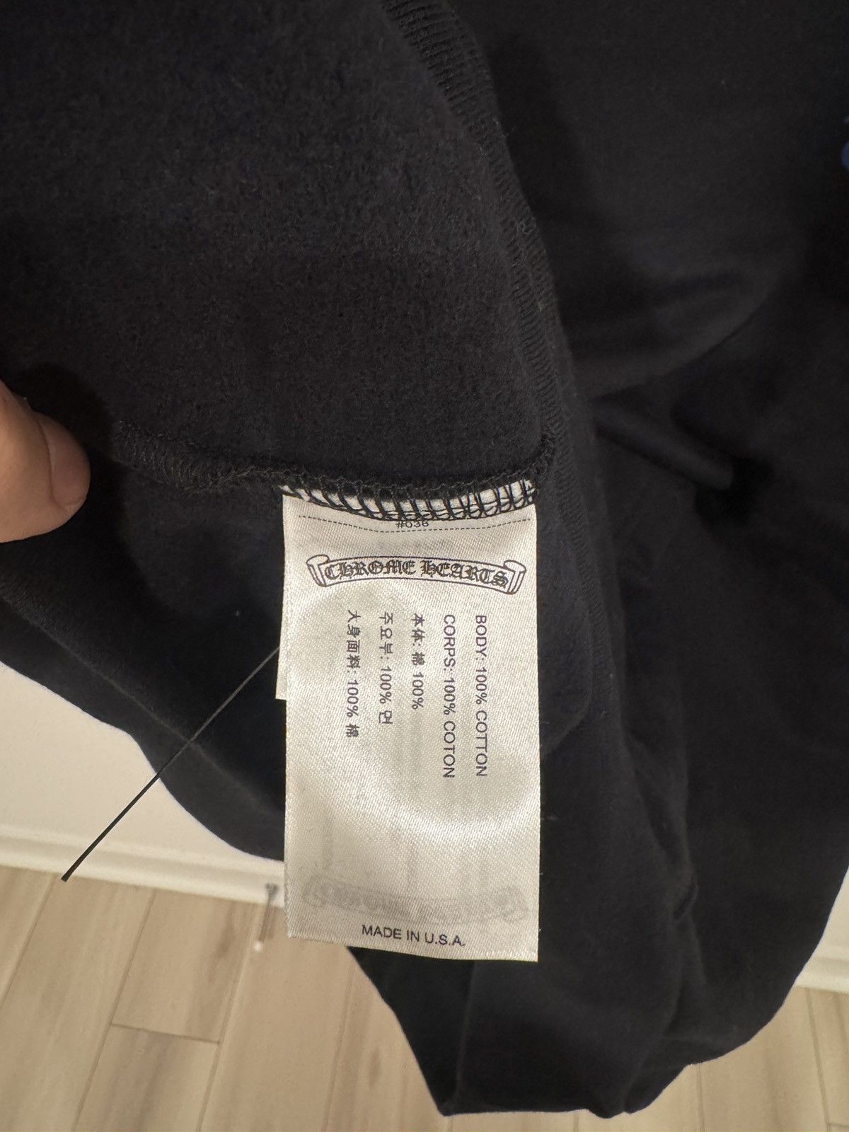 Chrome Hearts Chrome Hearts Vertical logo blue Size US L / EU 52-54 / 3 - 5 Thumbnail