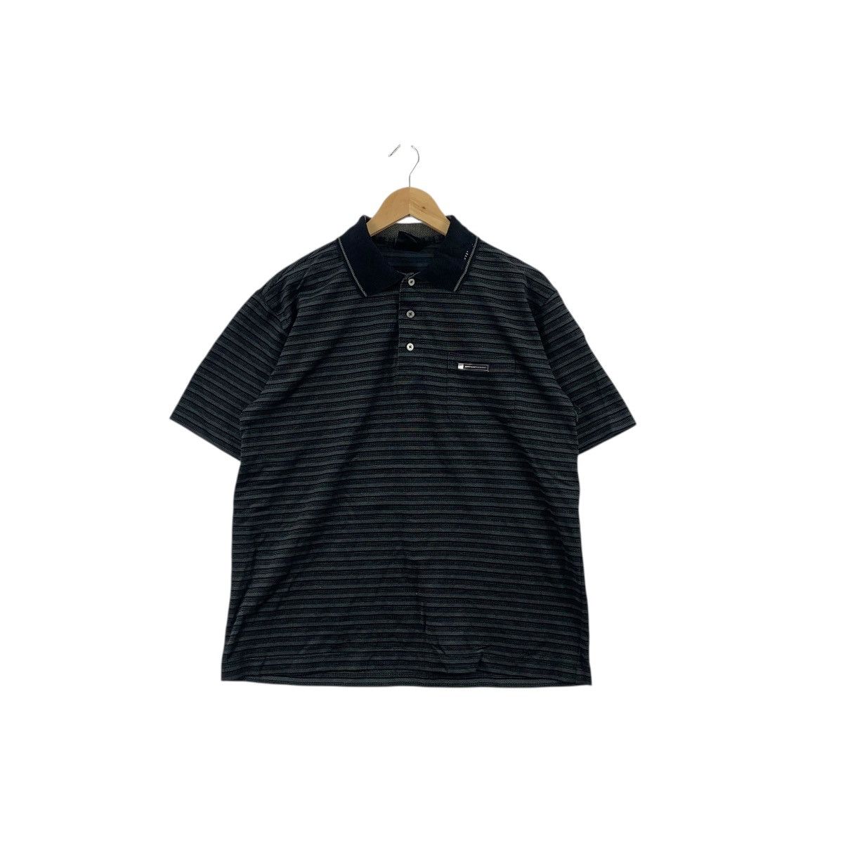 Dunlop Vintage DUNLOP MOTORSPORT RACING Team Striped Polo Tee Size US L / EU 52-54 / 3 - 1 Thumbnail