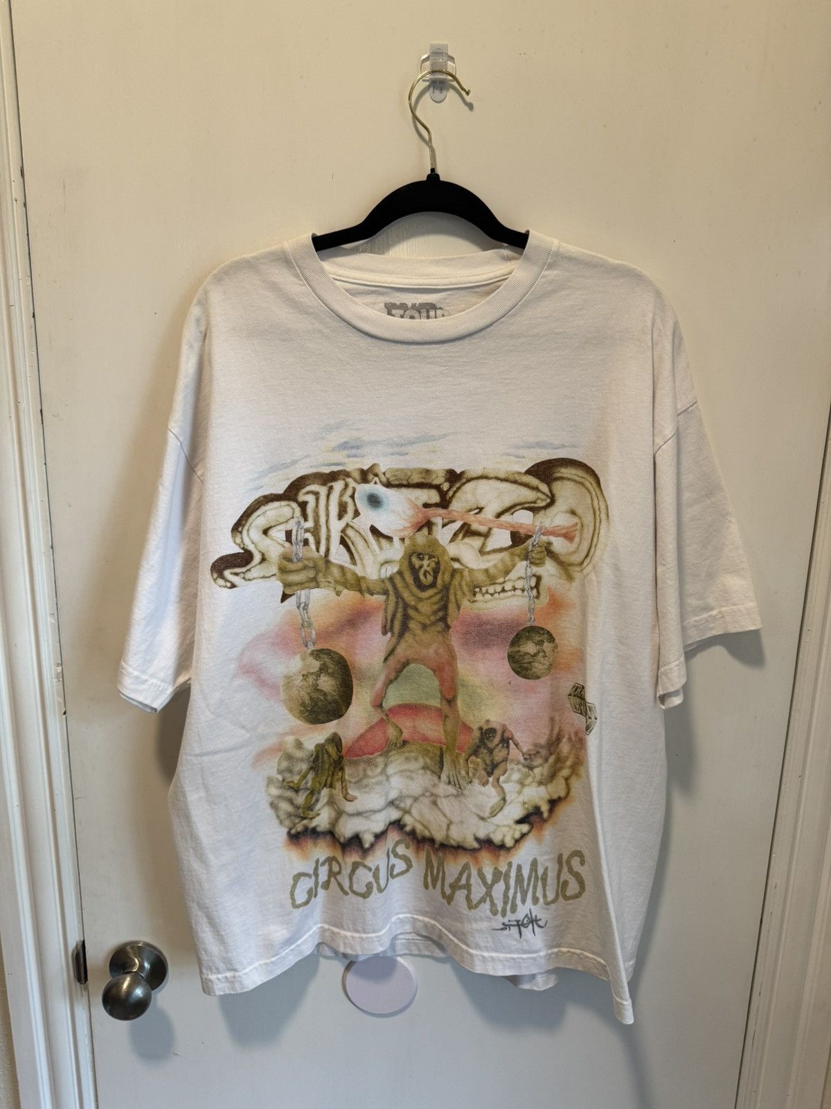 Travis Scott Utopia tour tee circus maximus Size US XL / EU 56 / 4 - 3 Thumbnail