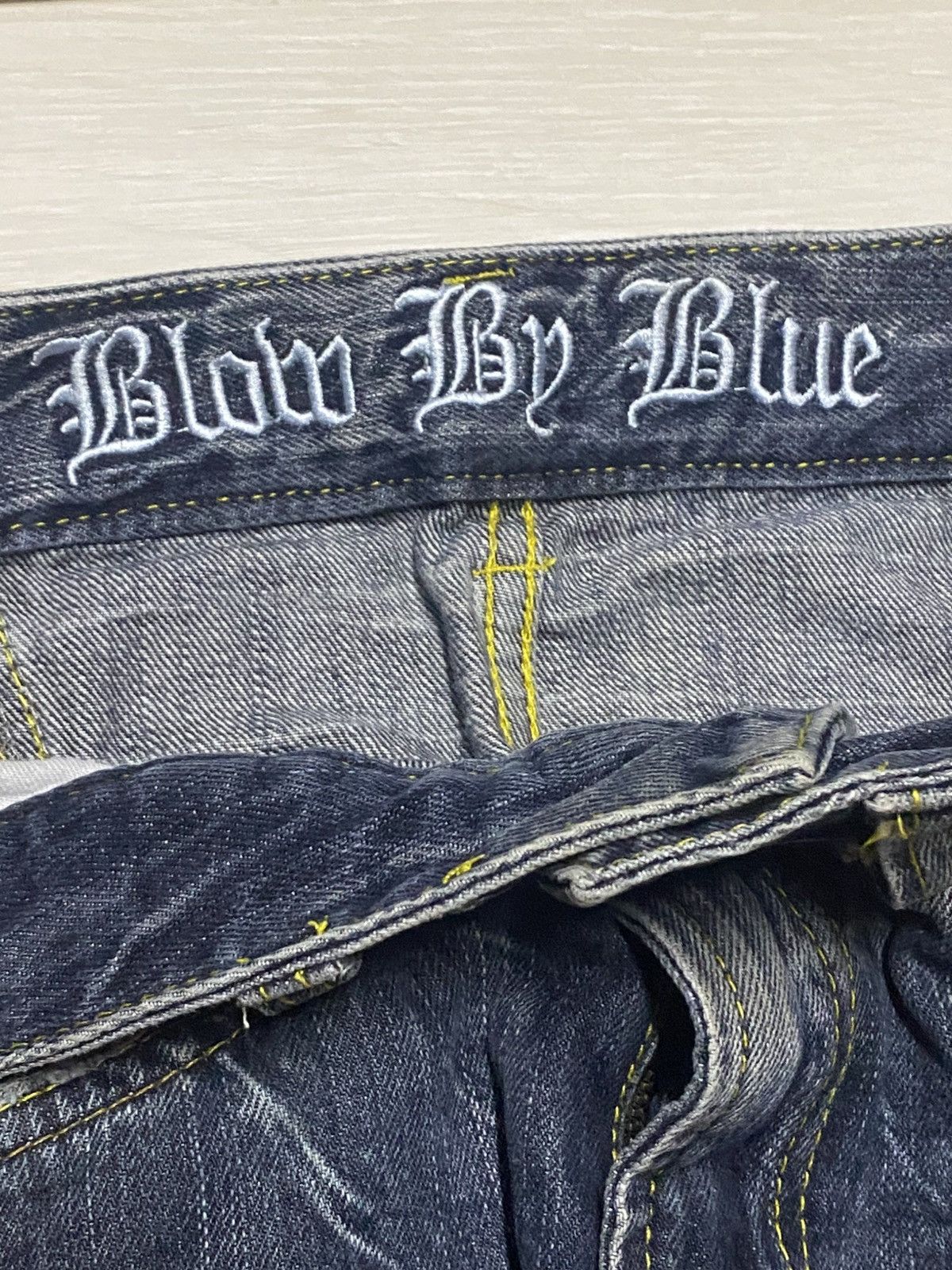 Tornado Mart Vintage Japanese Brand Skull Blow By Blue Loose Jeans Size US 30 / EU 46 - 13 Thumbnail