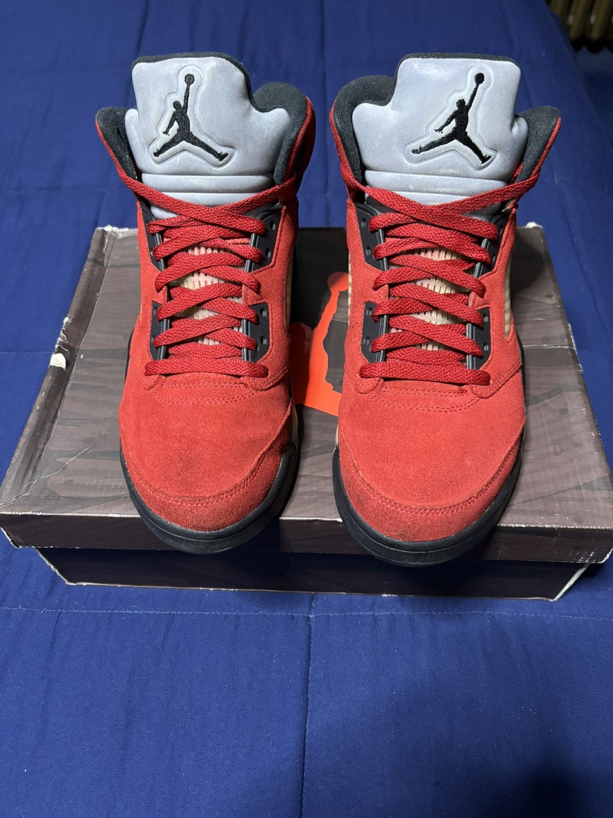 Jordan Brand Jordan 5 Retro Raging Bull 2021 Size 9 Size US 9 / EU 42 - 1 Thumbnail