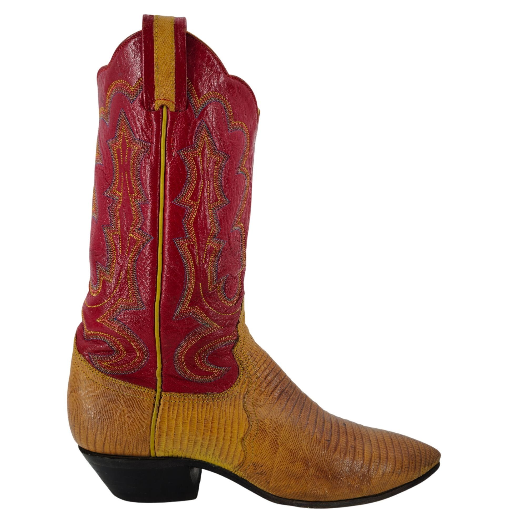 Other Stunning Womens 8C Smiths Aspen Honey Brown Lizard Cowboy W Size US 8 / IT 38 - 11 Thumbnail