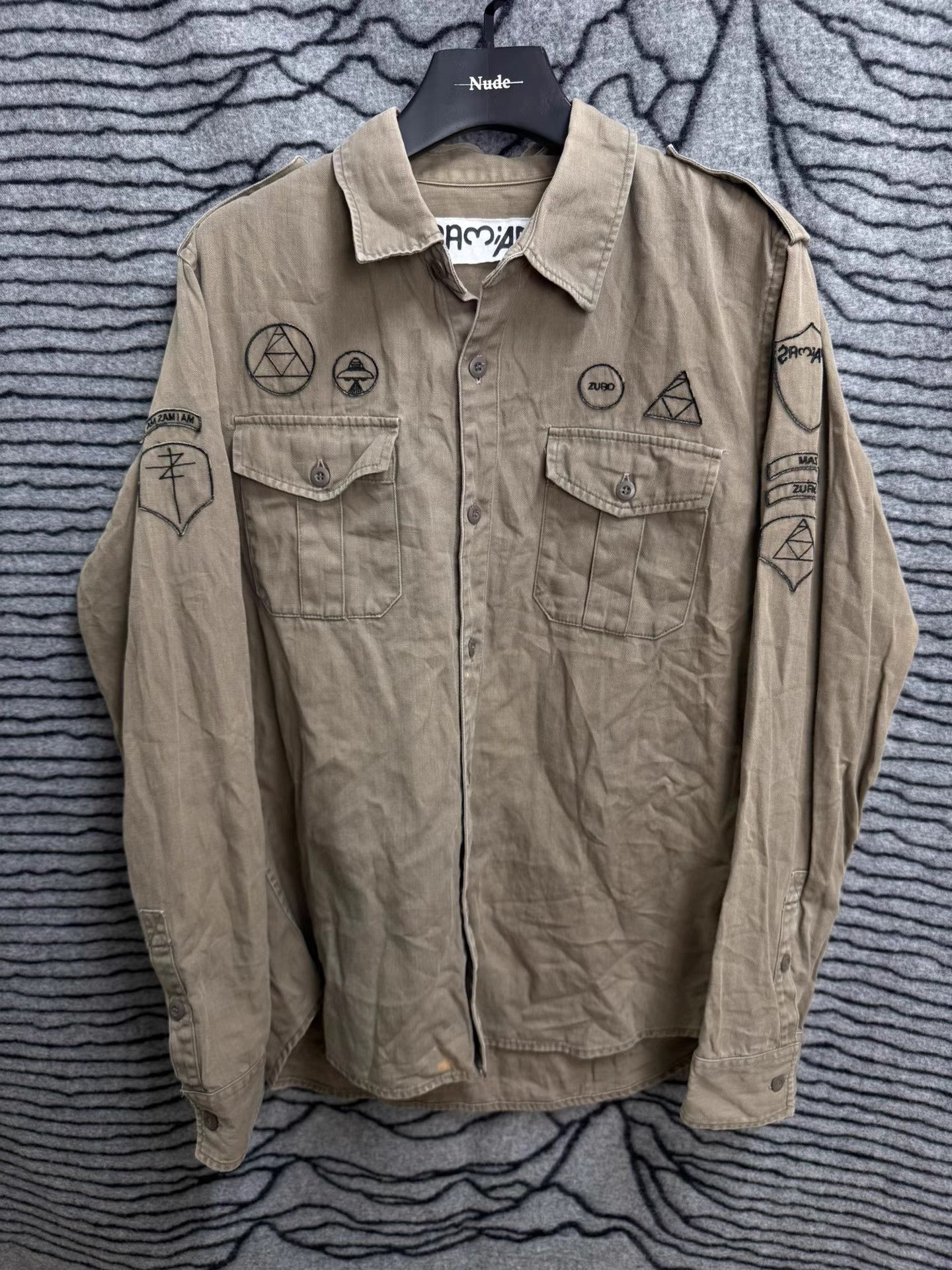 Undercover UNDERCOVER ZAM Patchwork Shirt K20 Size US M / EU 48-50 / 2 - 1 Thumbnail
