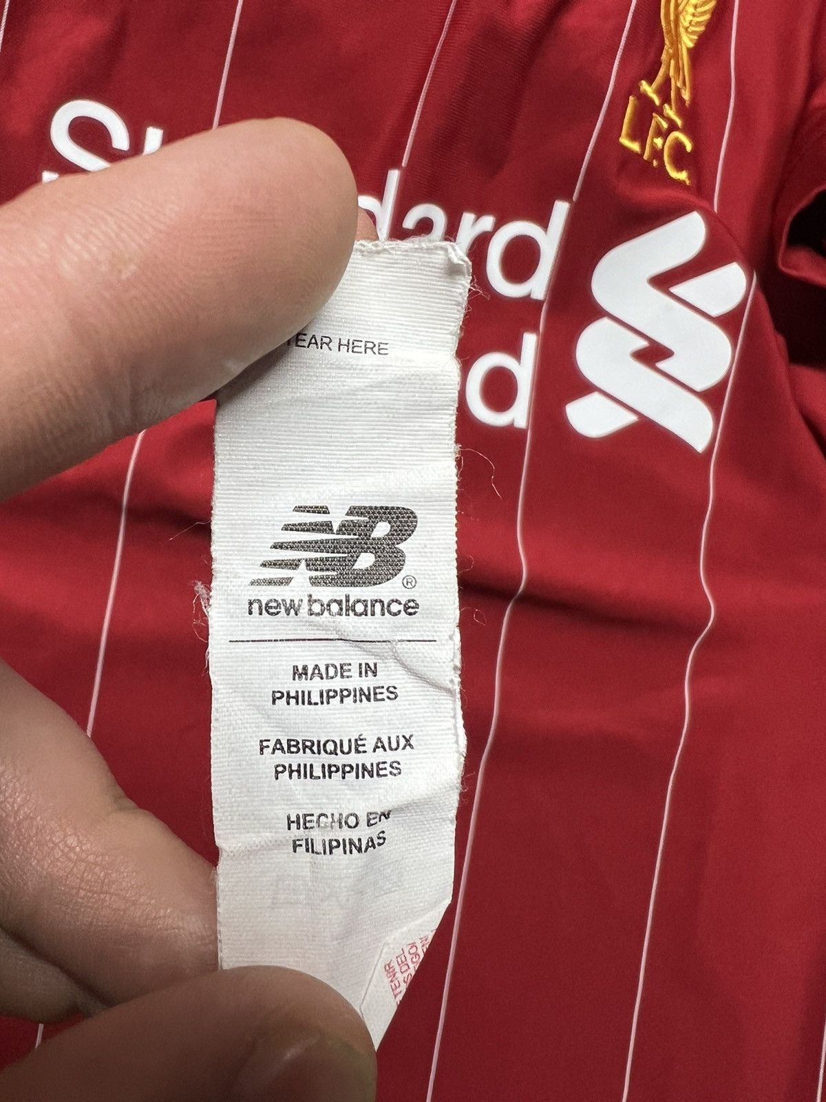 New Balance Liverpool FC New Balance 2019/2010 Home Soccer Jersey Size US M / EU 48-50 / 2 - 10 Thumbnail