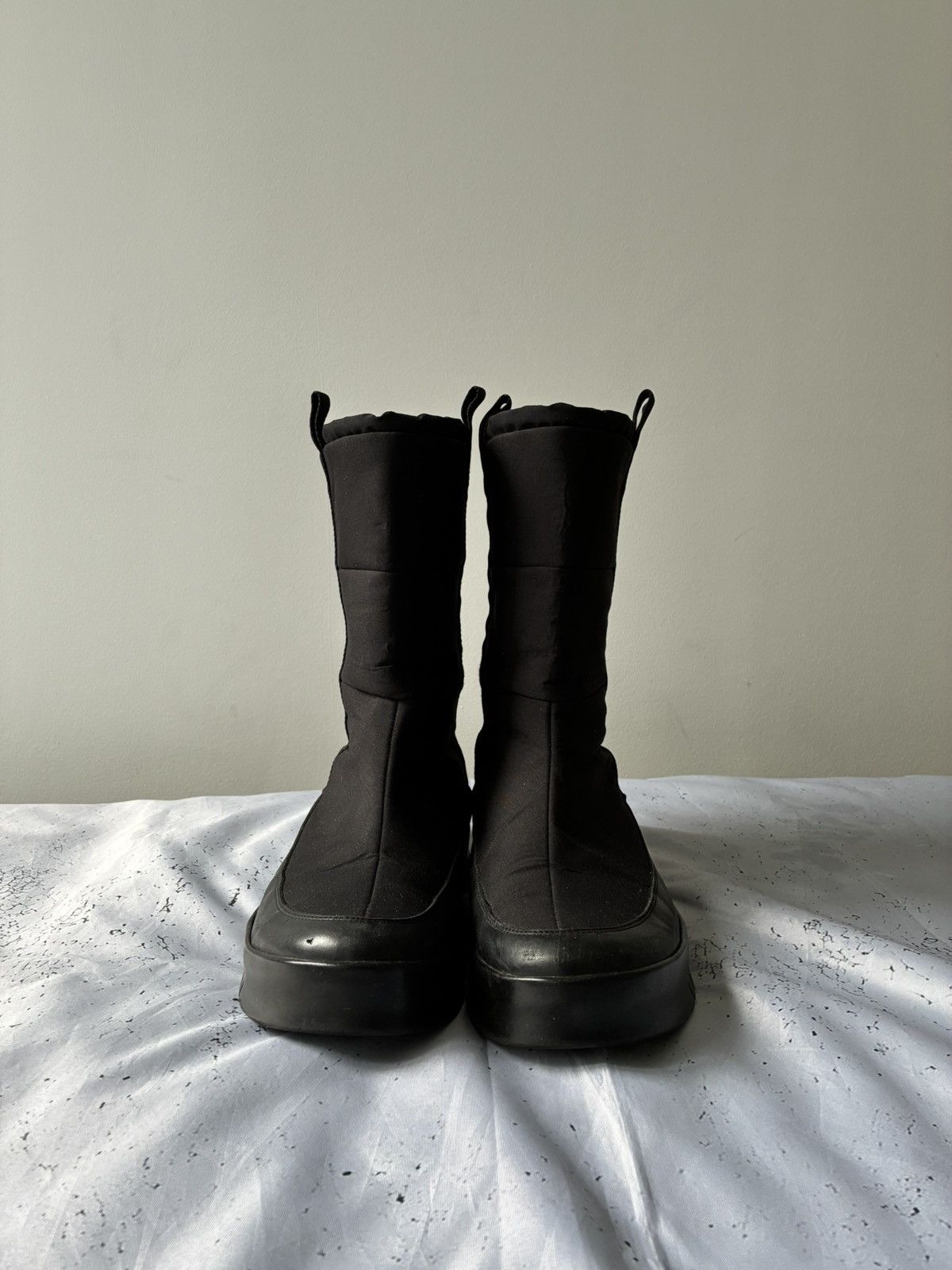 Prada 00s PRADA Linea Rossa Black Nylon Quilted Snow Boots Size US 12 / EU 45 - 4 Thumbnail