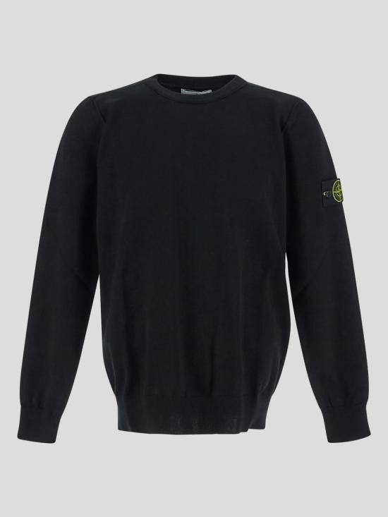 Stone Island STONE ISLAND Men Sweater 5100053 S00B2V0029 Black Size US XL / EU 56 / 4 - 1 Thumbnail