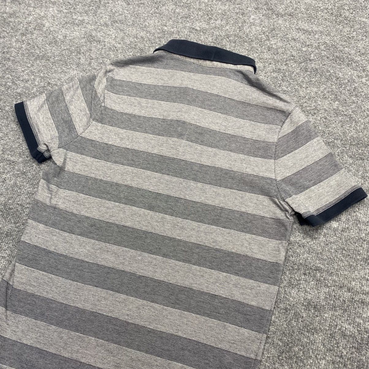 Michael Kors Michael Kors Gray Stripe Polo Shirt Mens Size Small Size US S / EU 44-46 / 1 - 7 Thumbnail