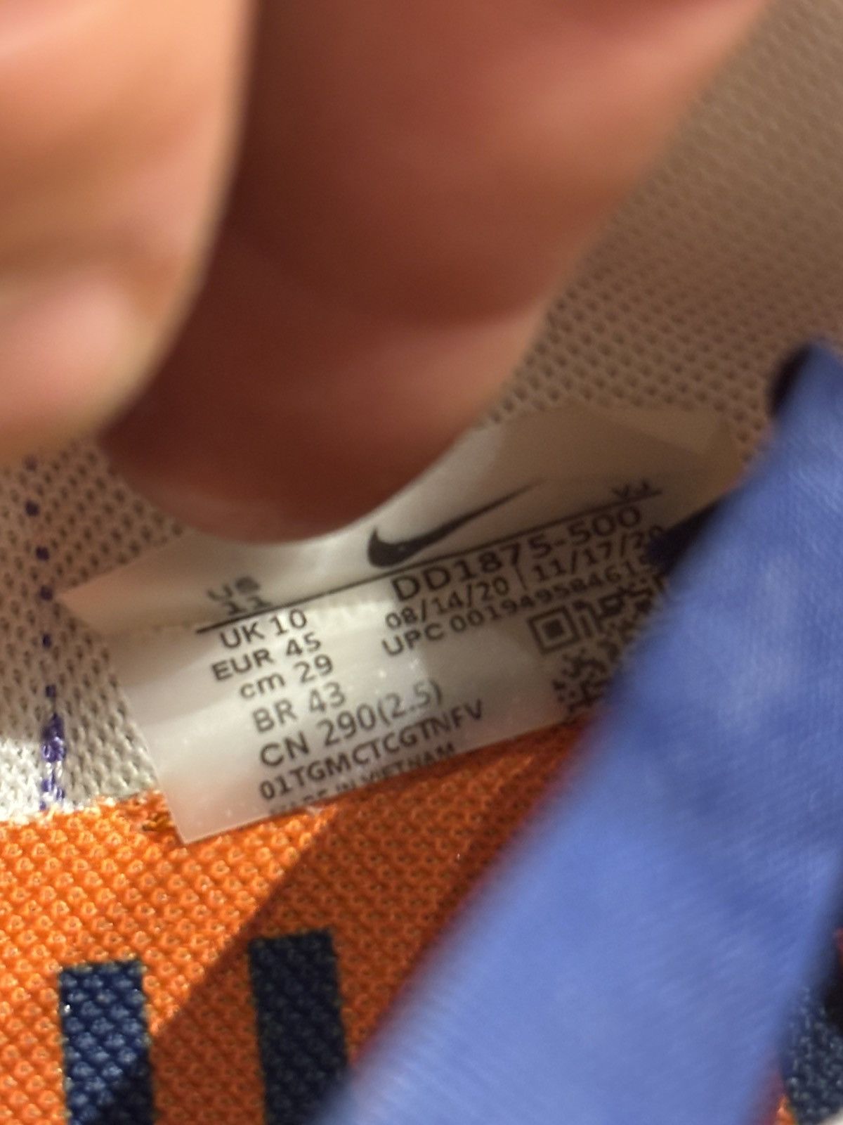 Nike × Sacai Nike Sacai VaporWaffle ‘Dark Iris’ Size US 11 / EU 44 - 6 Thumbnail