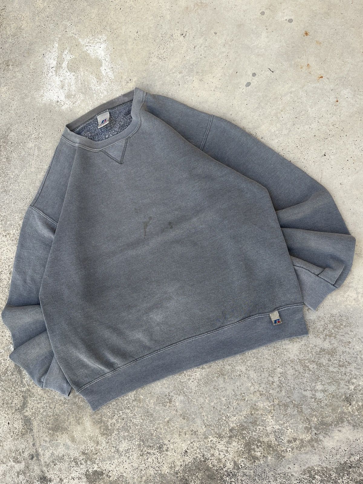 Russell Athletic × Vintage Vintage 90s Russell Athletic Blank Hoodie Size US L / EU 52-54 / 3 - 2 Thumbnail