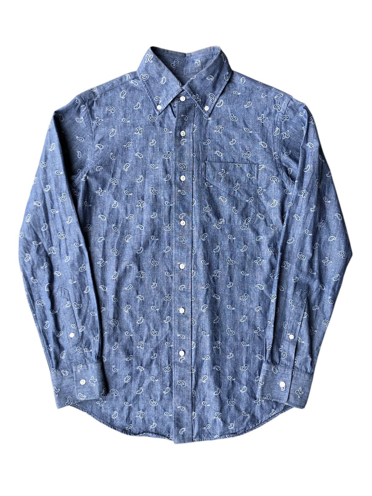 Japanese Brand × URBAN RESEARCH DOORS URBAN RESEARCH DOORS Mens Blue Paisley slim fit Size US S / EU 44-46 / 1 - 1 Thumbnail