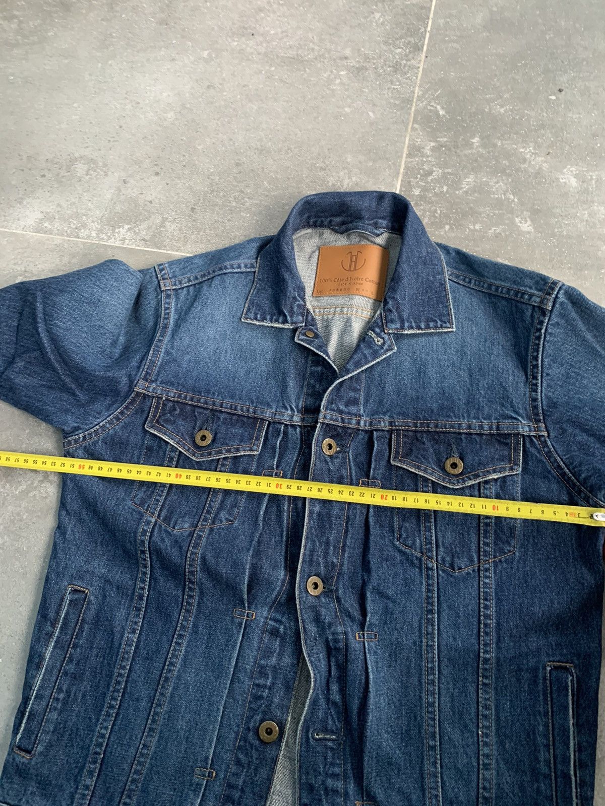 Japan Blue × Japanese Brand Men's JAPAN BLUE JEANS Denim Trucker Jacket Bomber Coat S-M Size US M / EU 48-50 / 2 - 25 Thumbnail