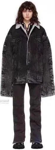 Y/Project Y/Project Size M Black coat with old color wool. Size US M / EU 48-50 / 2 - 2 Thumbnail
